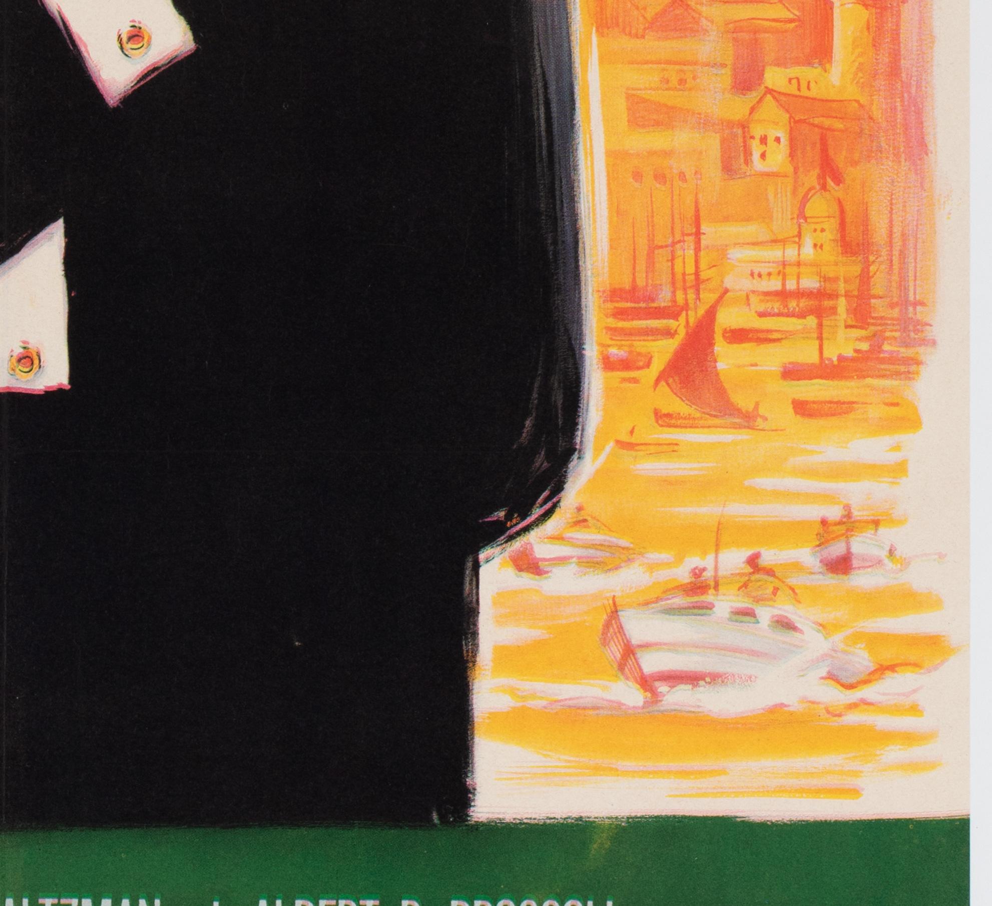 FROM RUSSIA WITH LOVE  1964 1st Print French Moyenne Film Poster, BORIS GRINSSON For Sale 1
