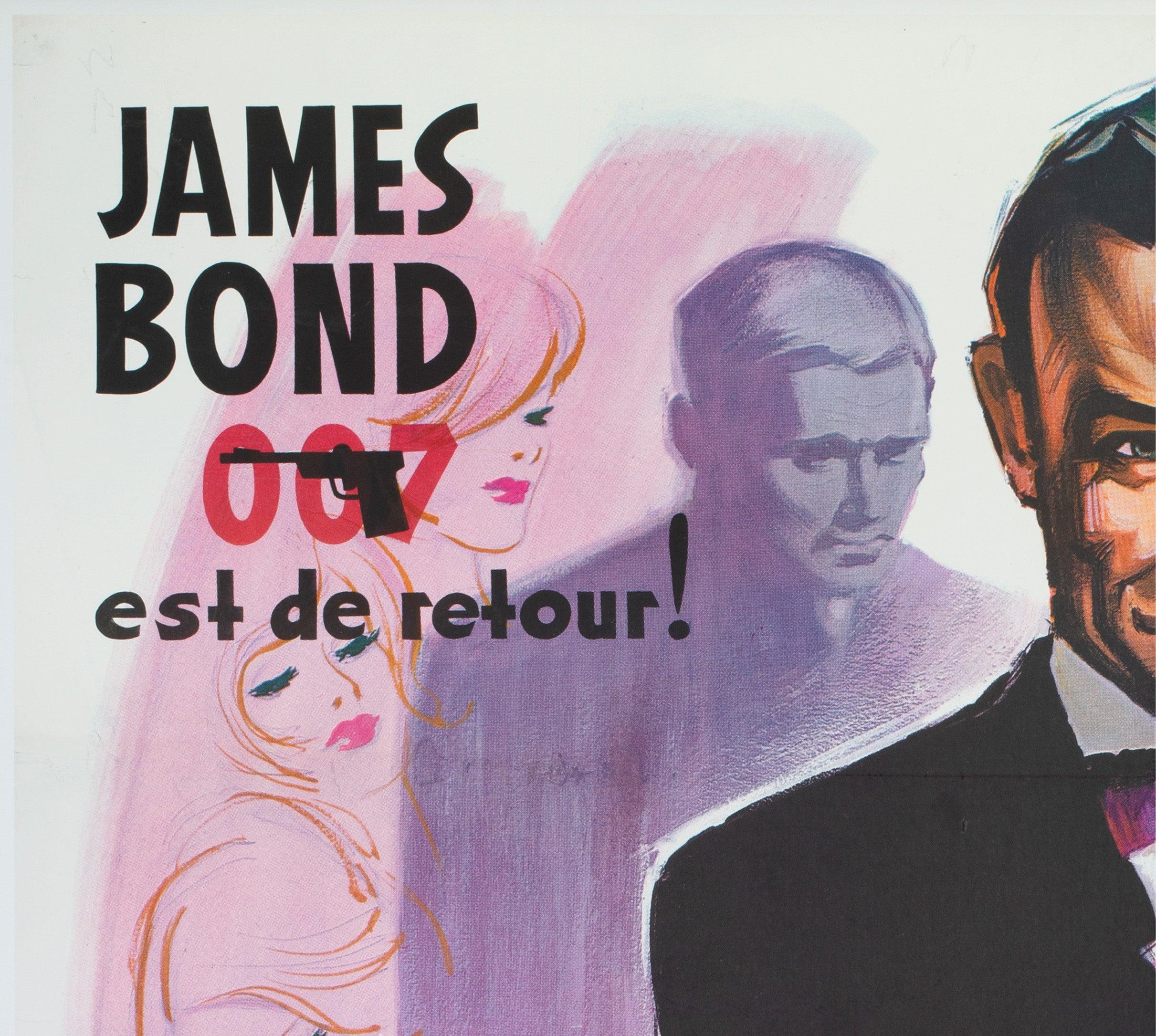 From Russia With Love 1964 Französisch Grande Film Poster, Boris Grinsson im Zustand „Hervorragend“ im Angebot in Bath, Somerset