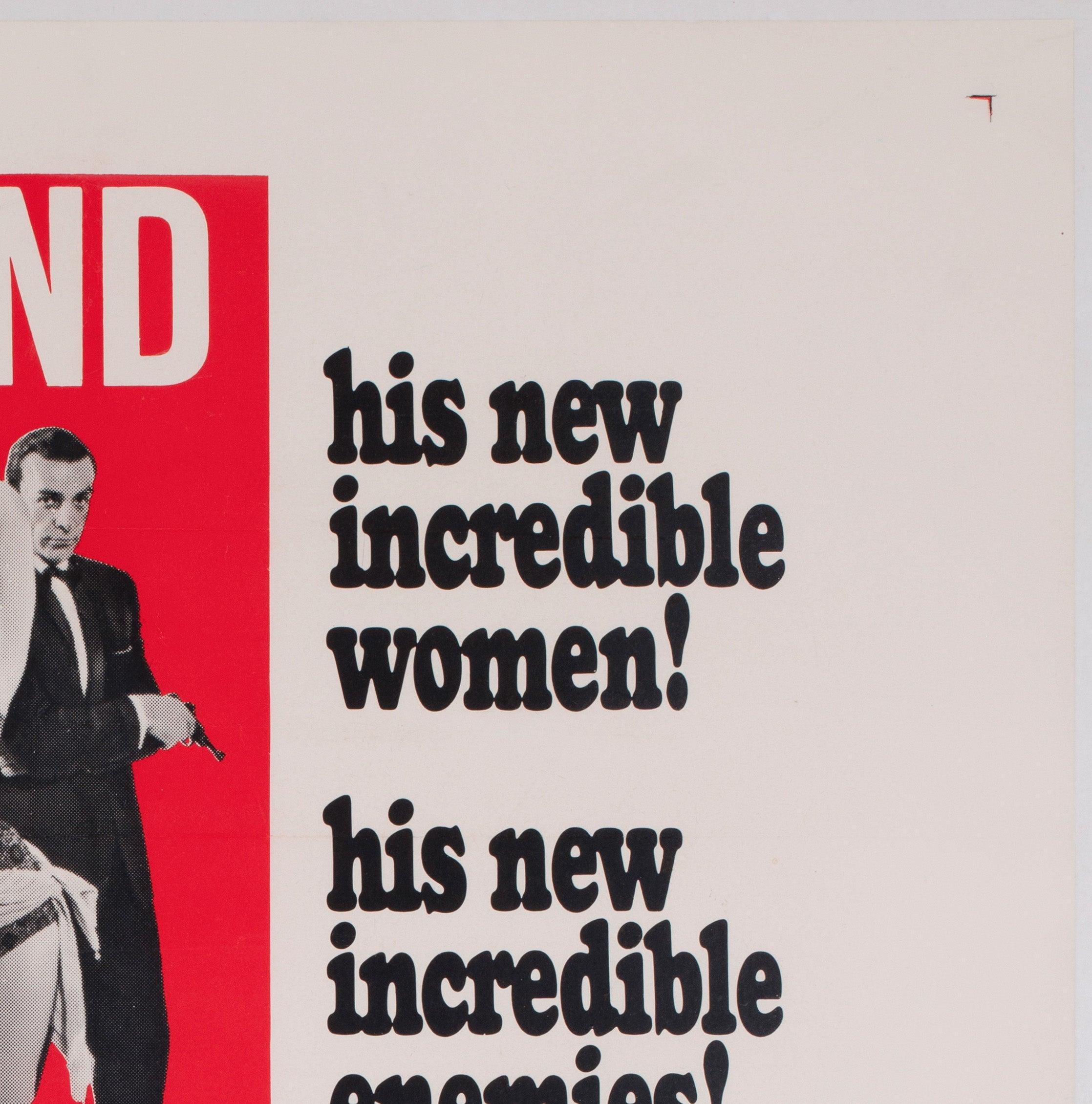 From Russia With Love 1964 US 1 Sheet Style B Film Poster In Excellent Condition For Sale In Bath, Somerset