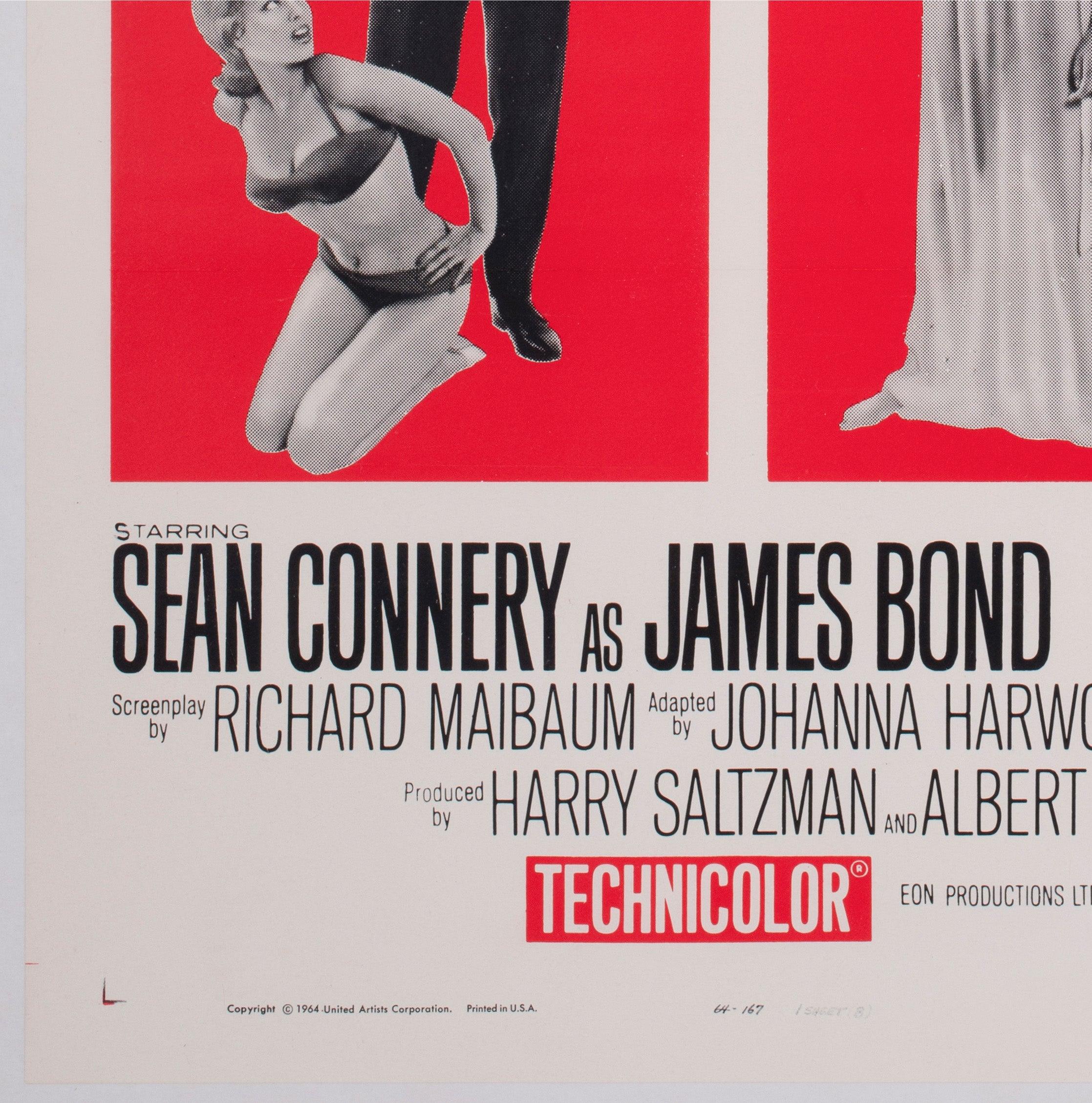 From Russia With Love 1964 US 1 Sheet Style B Film Poster For Sale 1