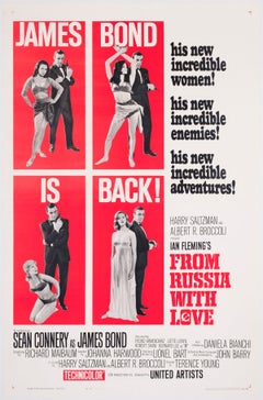 From Russia With Love 1964 US 1 Sheet Style B Film Poster
