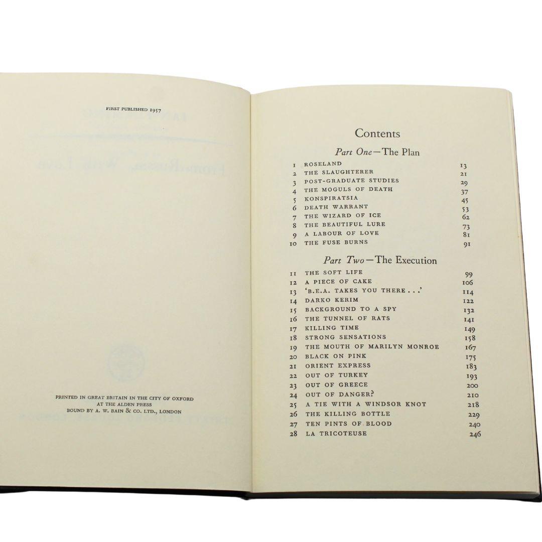 From Russia, With Love di Ian Fleming, prima edizione, prima stampa, più tardi con il DJ. in vendita 3