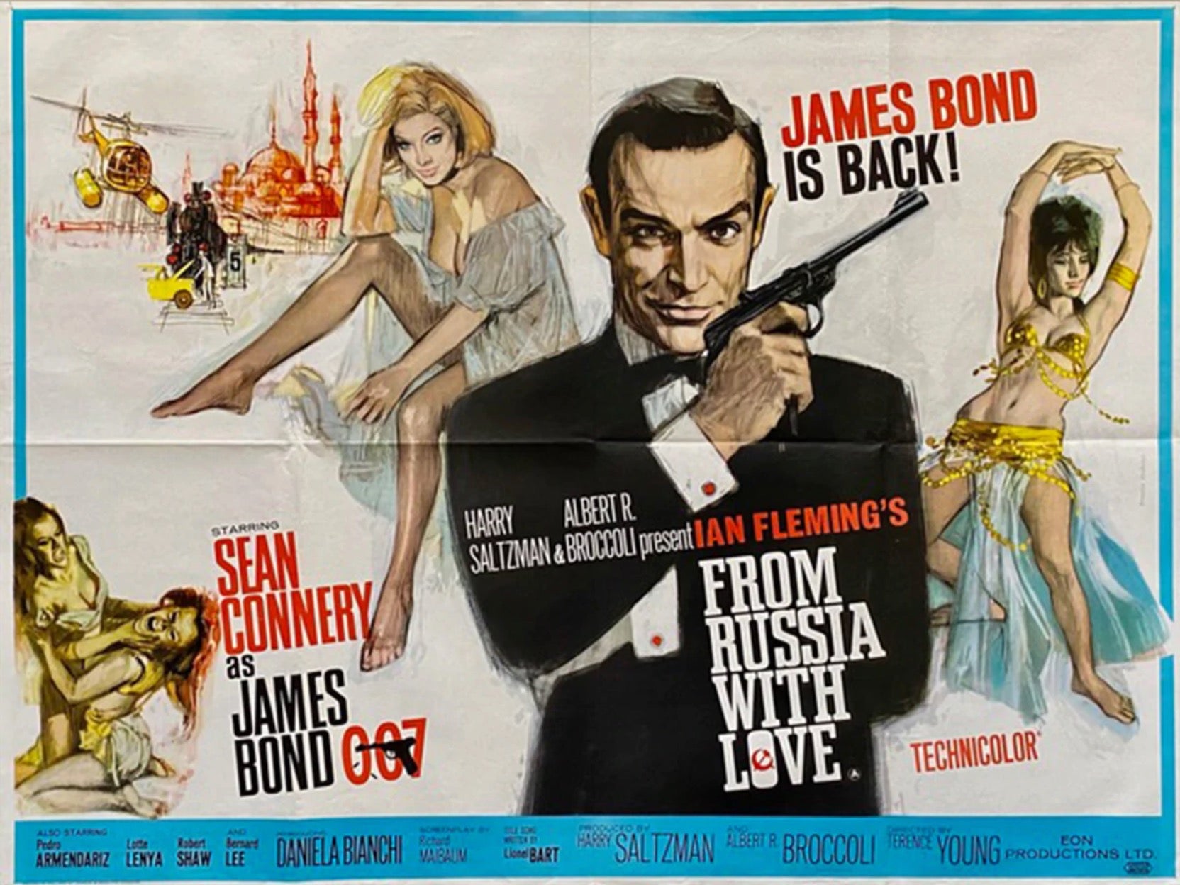 "From Russia With Love" Film Poster, 1963 For Sale