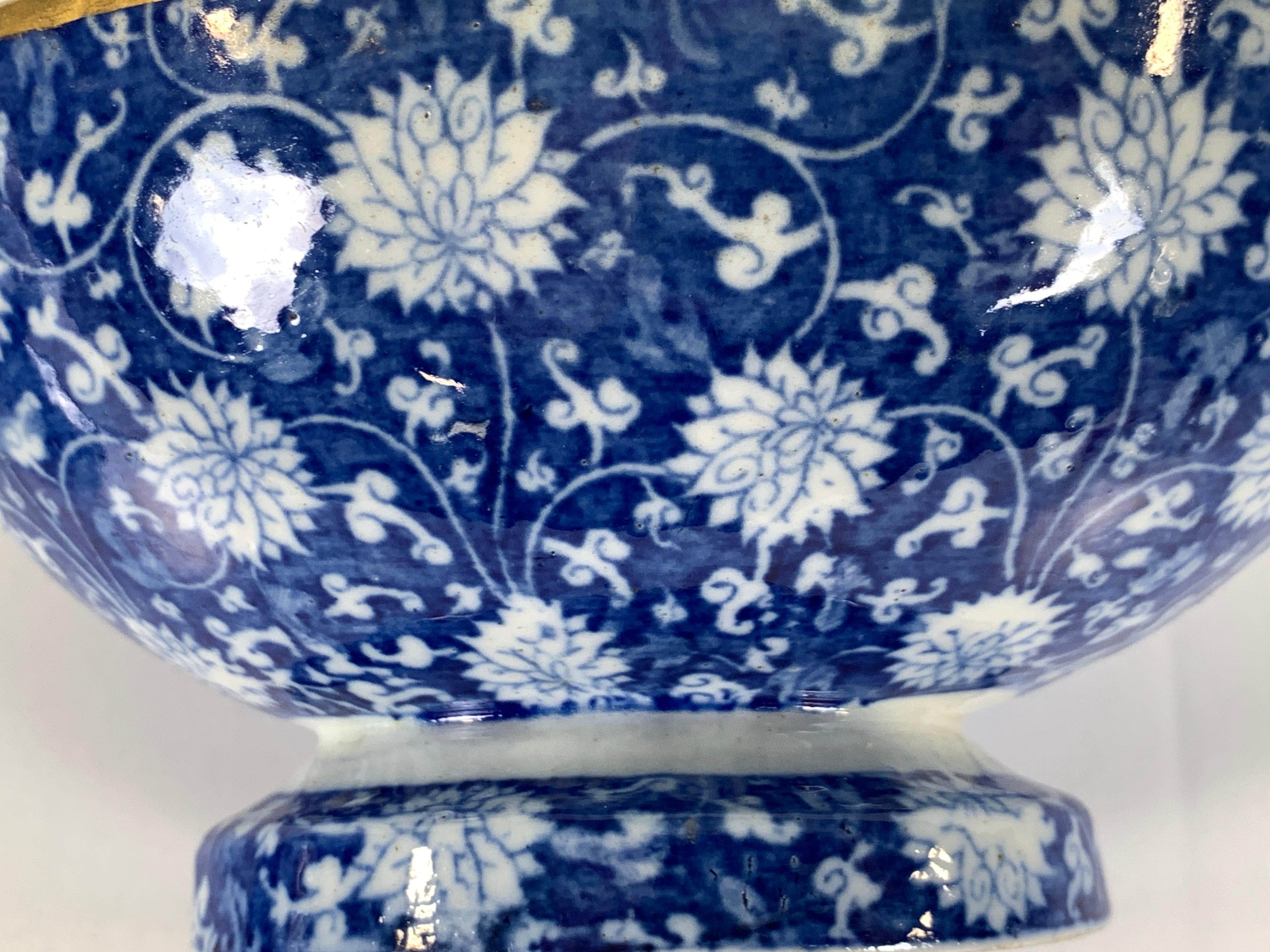 English From the Collection of Mario Buatta a Blue and White Small Tureen