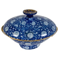 From the Collection of Mario Buatta a Blue and White Small Tureen