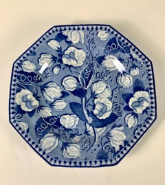 From the Collection of Mario Buatta a Pair of Blue and White Dishes
