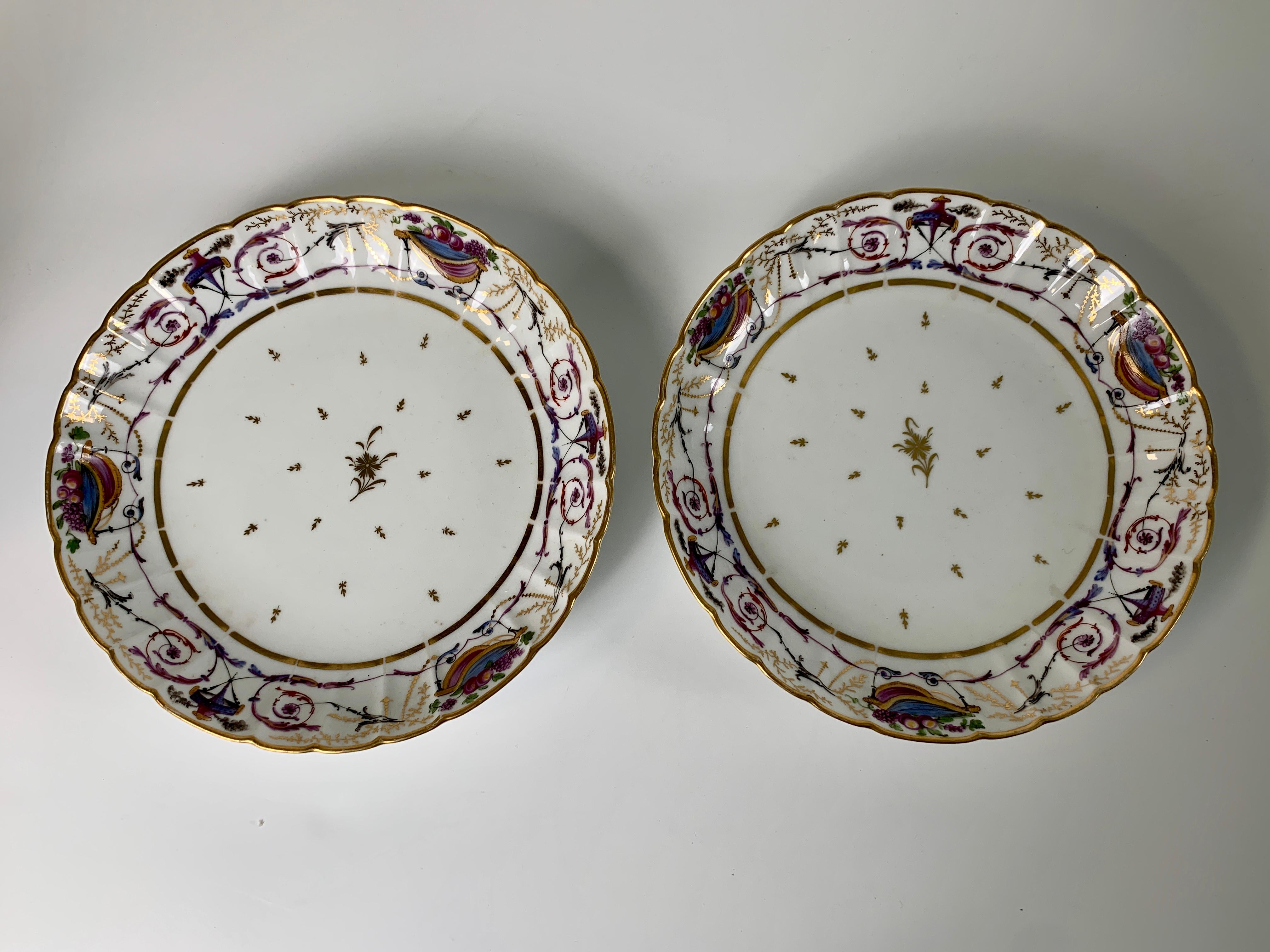 From the Collection of Mario Buatta Pair of French Neoclassical Dishes 1