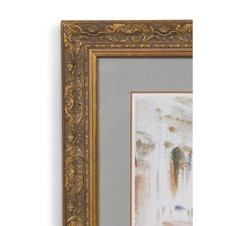 Aus dem Gondola-Aquarell (Viktorianisch) im Angebot