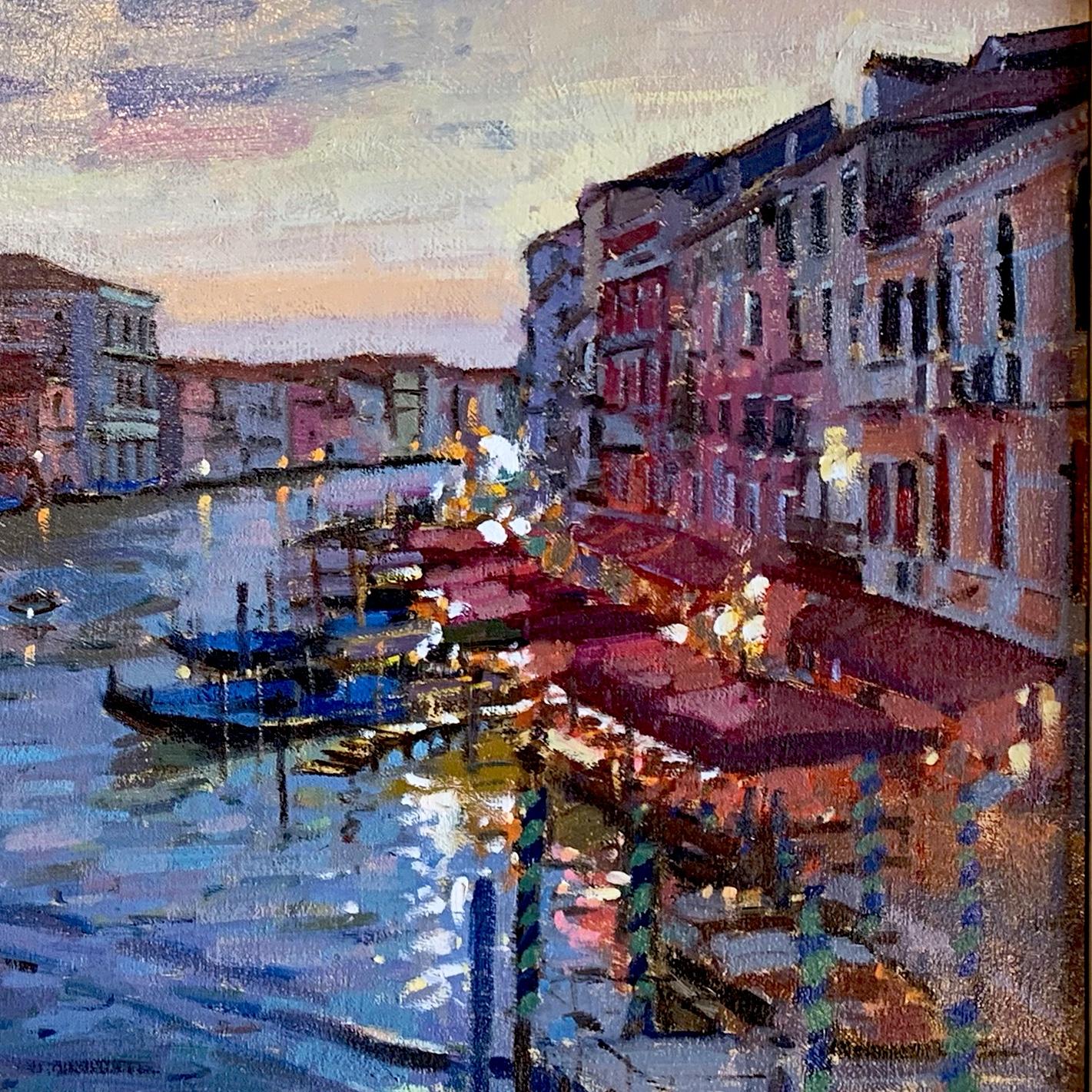 British From The Rialto Bridge At Dusk, Bruce Yardley For Sale