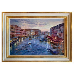 From The Rialto Bridge At Dusk, Bruce Yardley