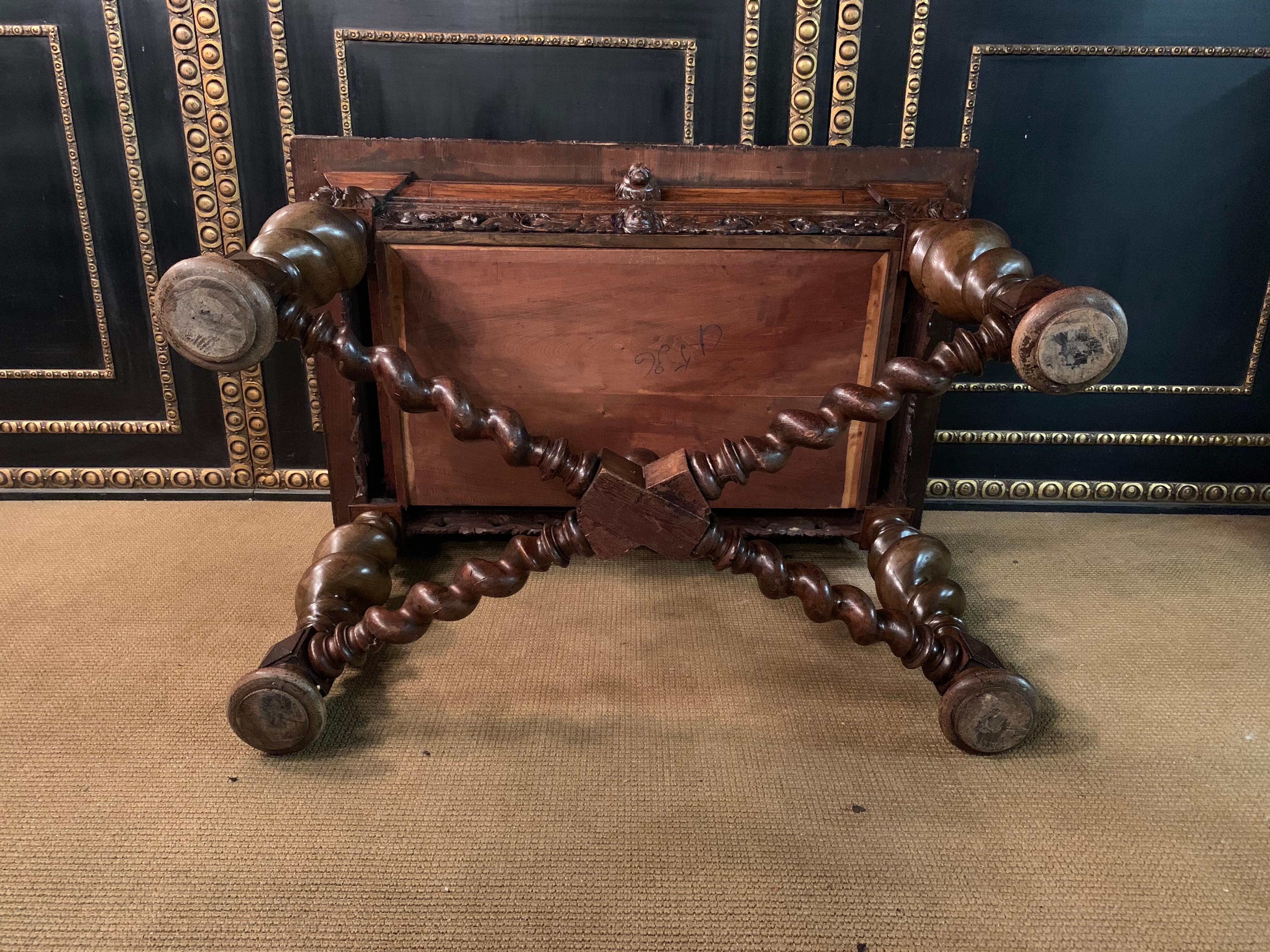 From Villa Estate Neo Renaissance / Danzig Baroque Table antique circa 1890 For Sale 12