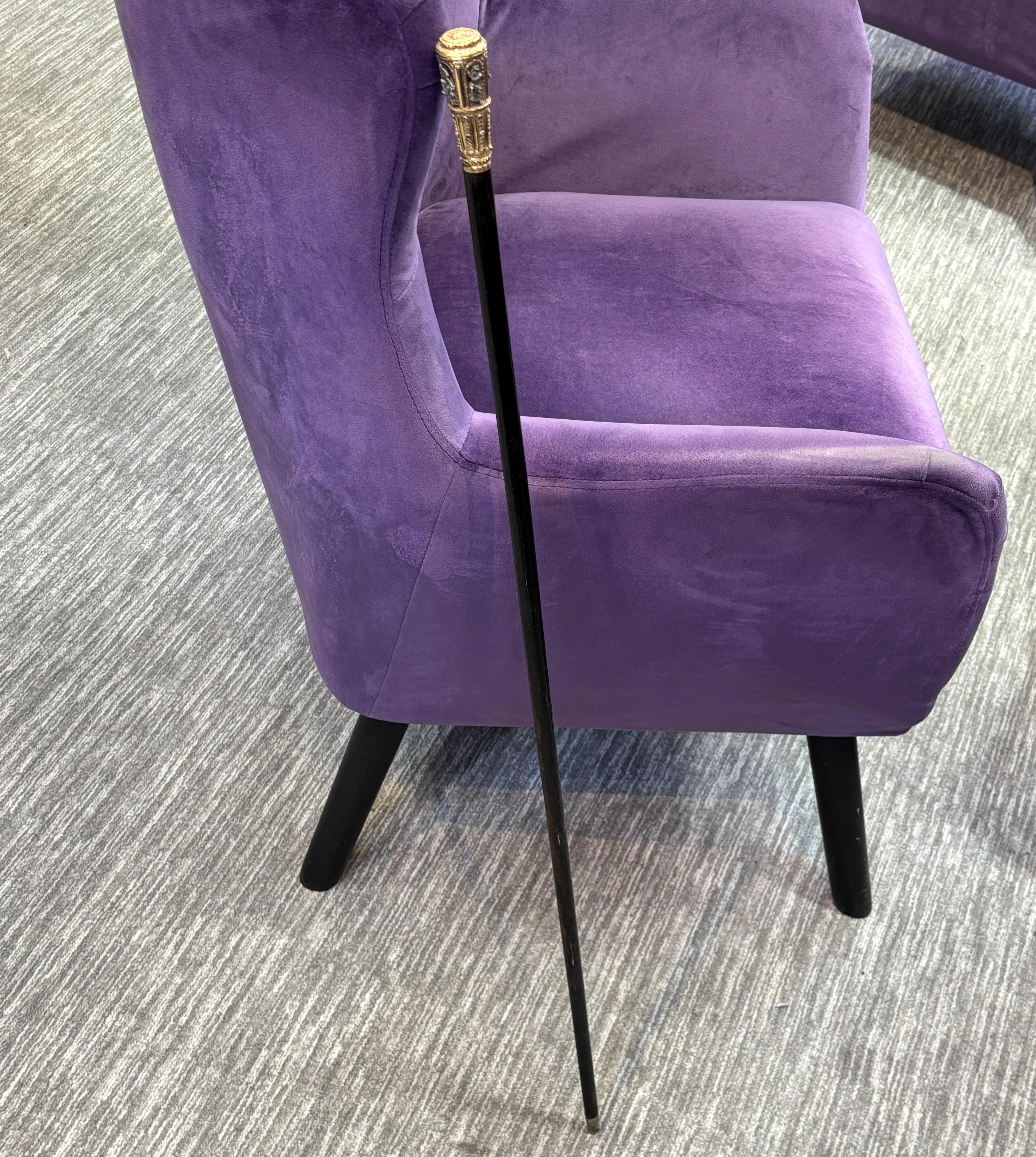 Froment-Meurice Canne ancienne à diamant et rubis pour les quatre rivières en vente 6