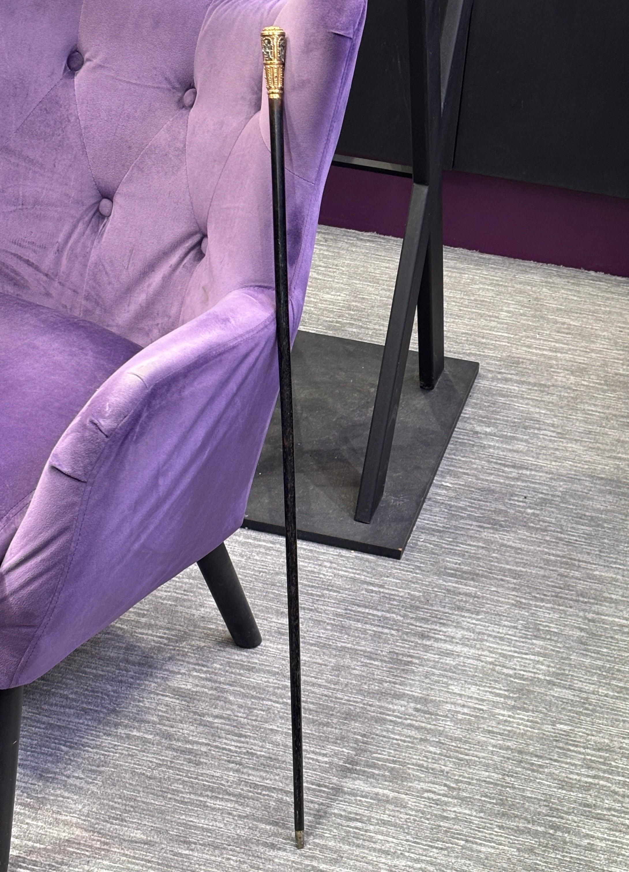 Froment-Meurice Canne ancienne à diamant et rubis pour les quatre rivières en vente 2