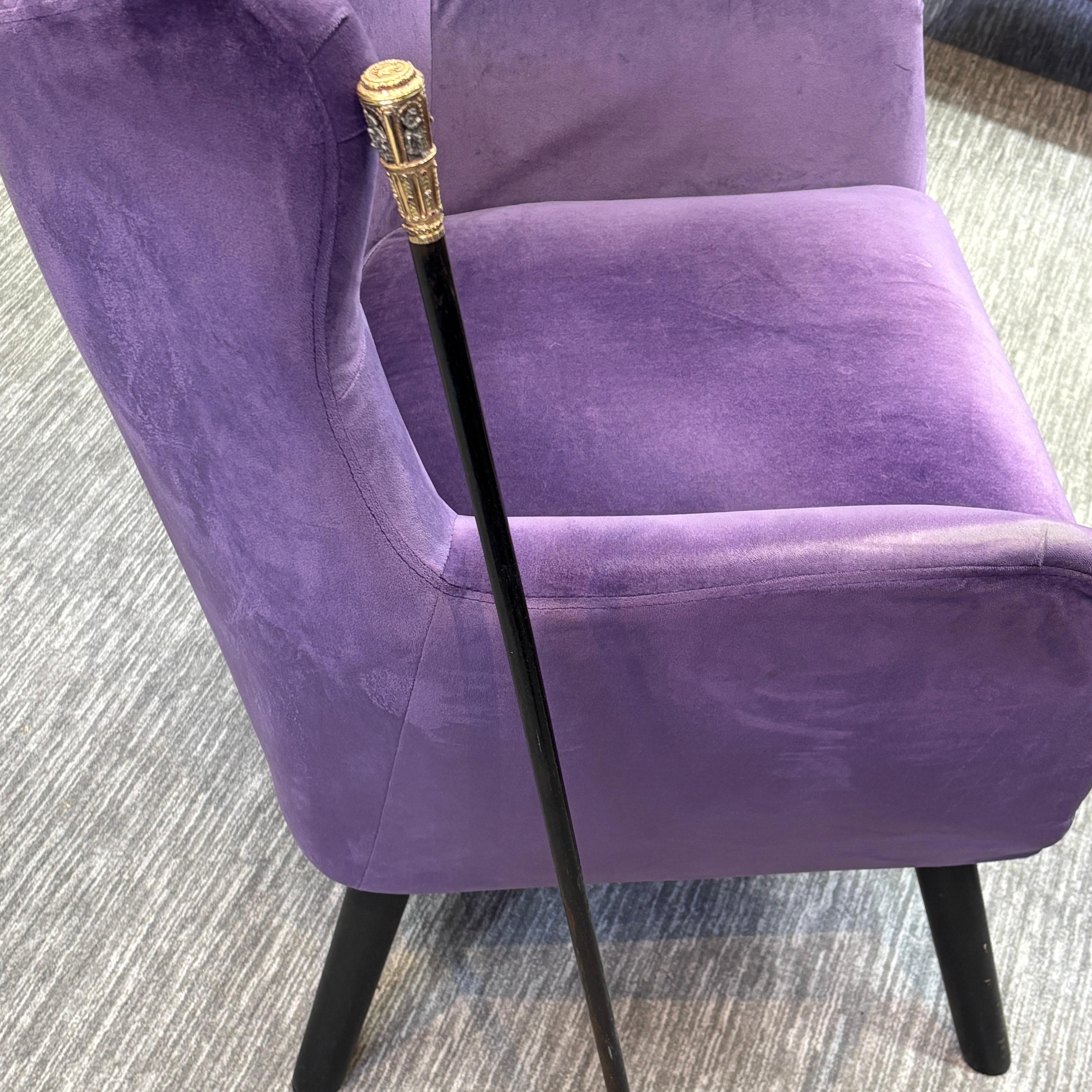 Froment-Meurice Canne ancienne à diamant et rubis pour les quatre rivières en vente 3