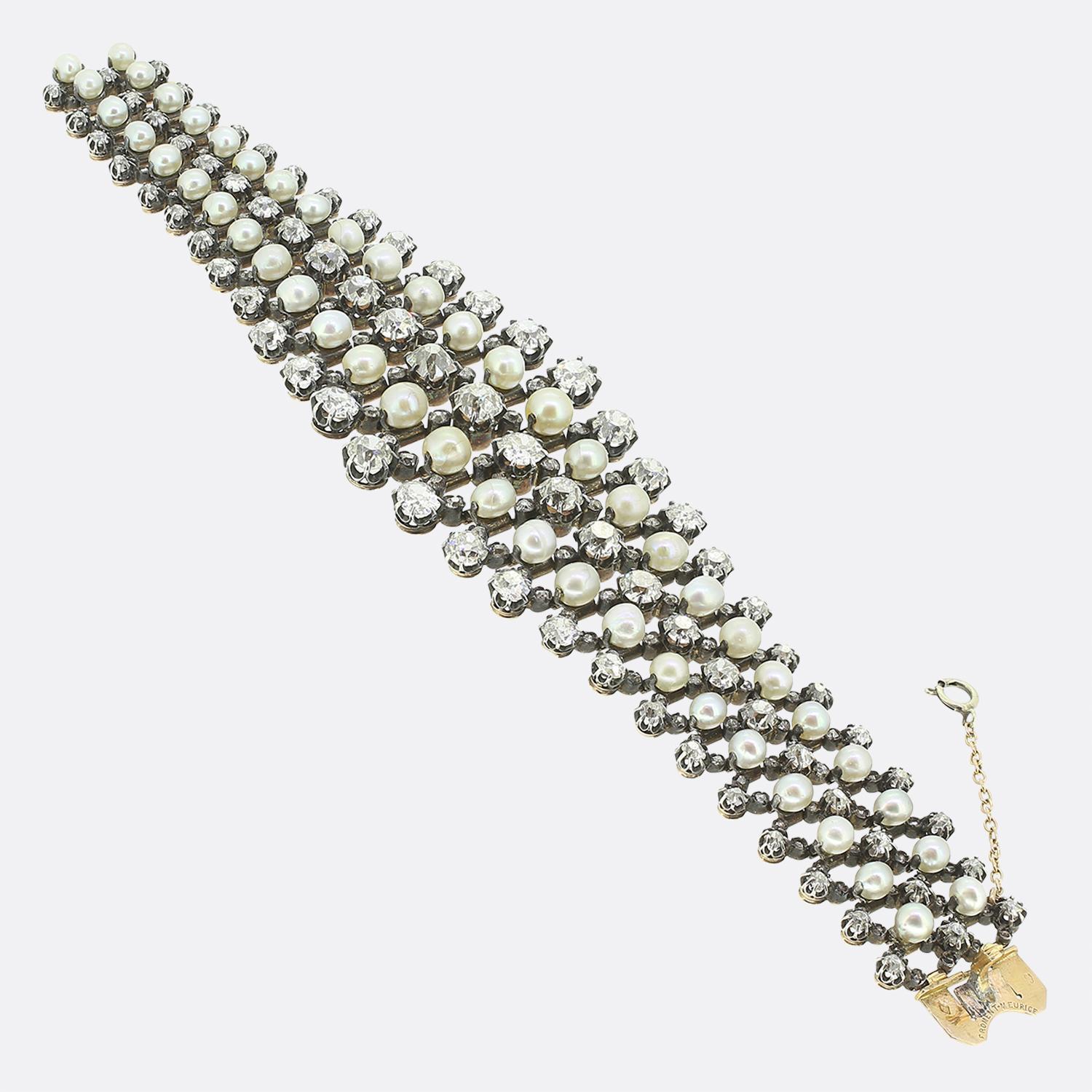 Victorien Bracelet en perles et diamants de Froment-Meurice en vente