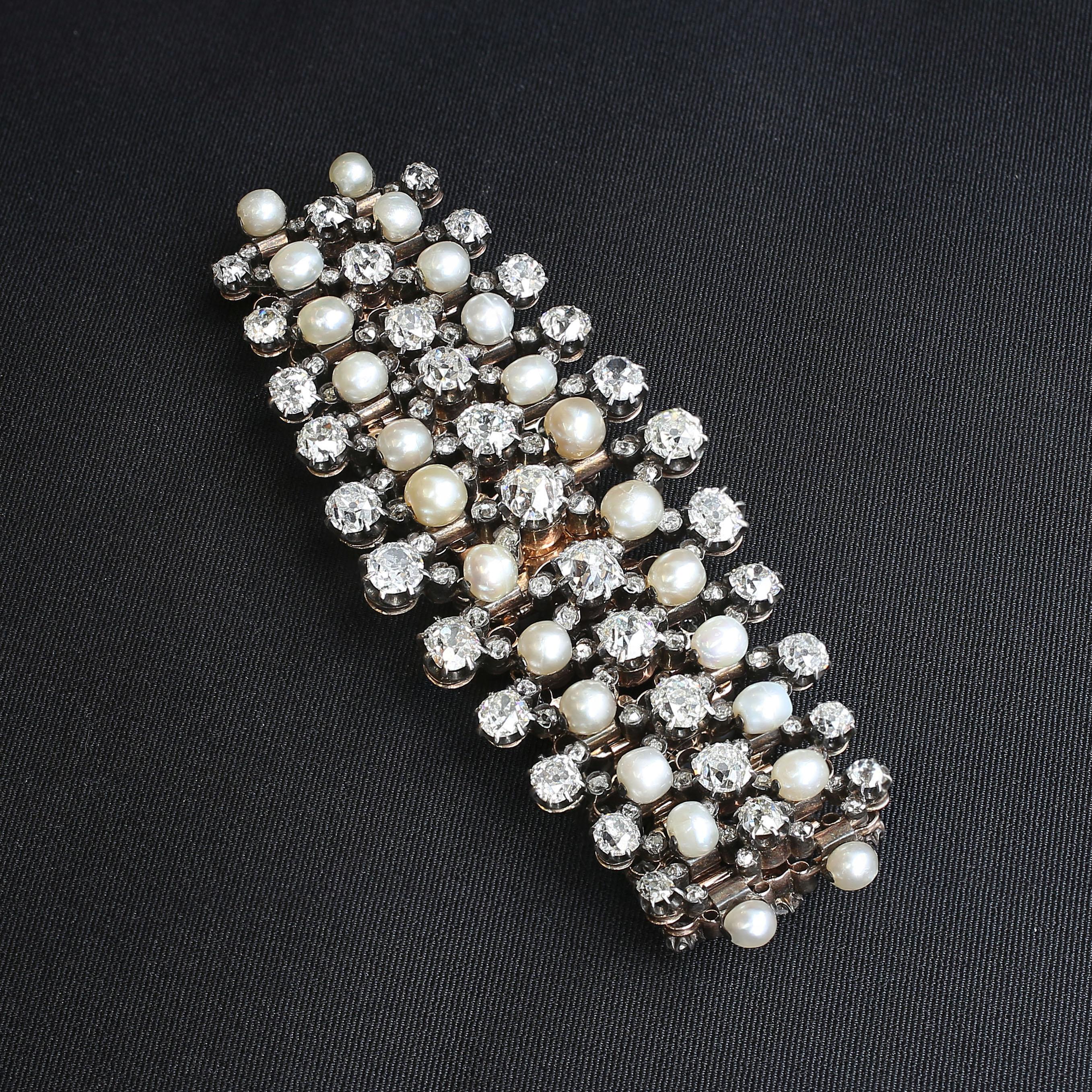 Bracelet en perles et diamants de Froment-Meurice Unisexe en vente