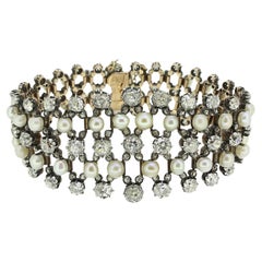 Froment-Meurice Pearl and Diamond Bracelet