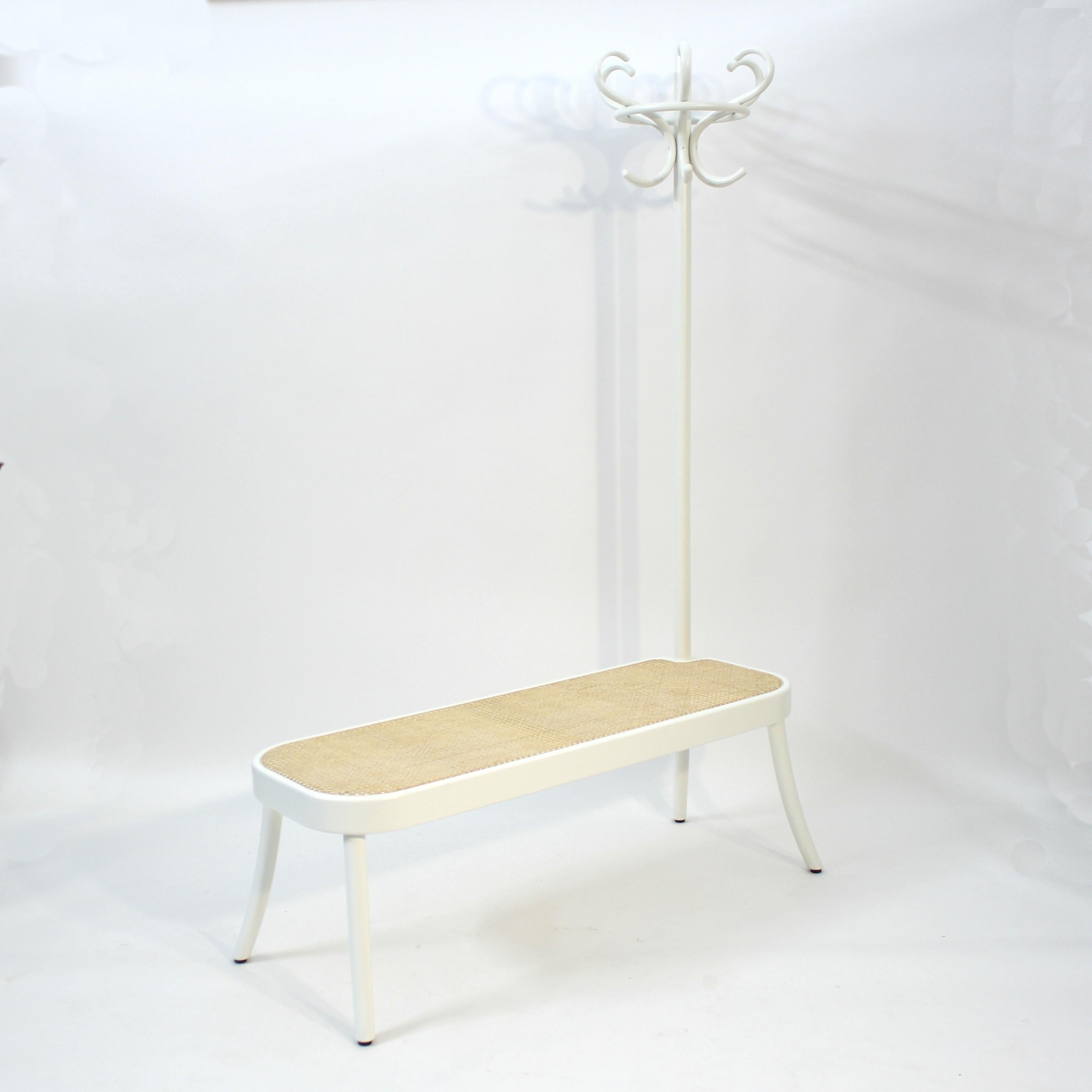 Austrian Front, Coat Rack Bench, Gebrüder Thonet, 2015 For Sale