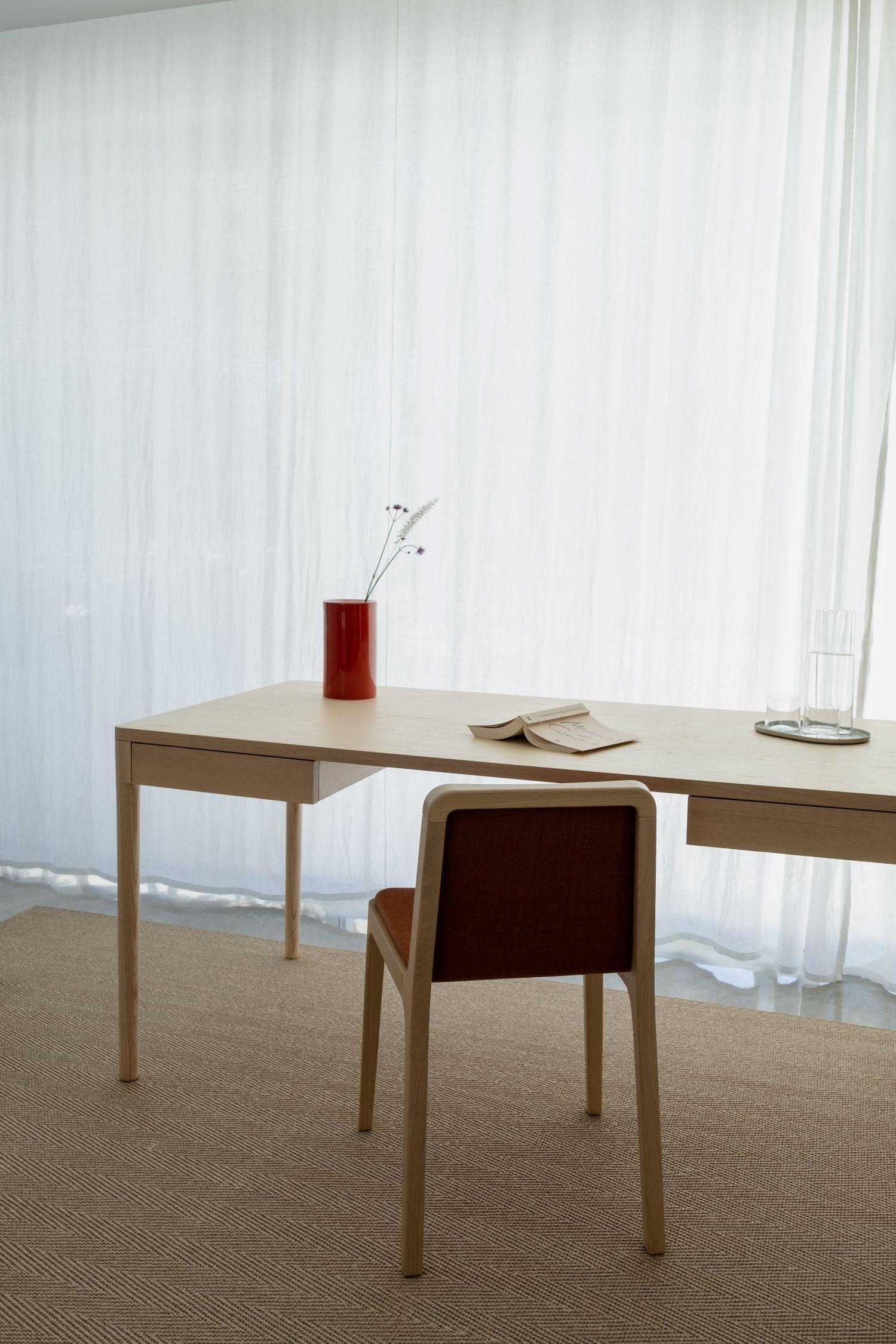 European FRONT –  Minimalist Work Desk in Ash Wood  200x100 For Sale