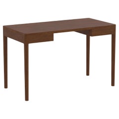Escritorio moderno minimalista en nogal