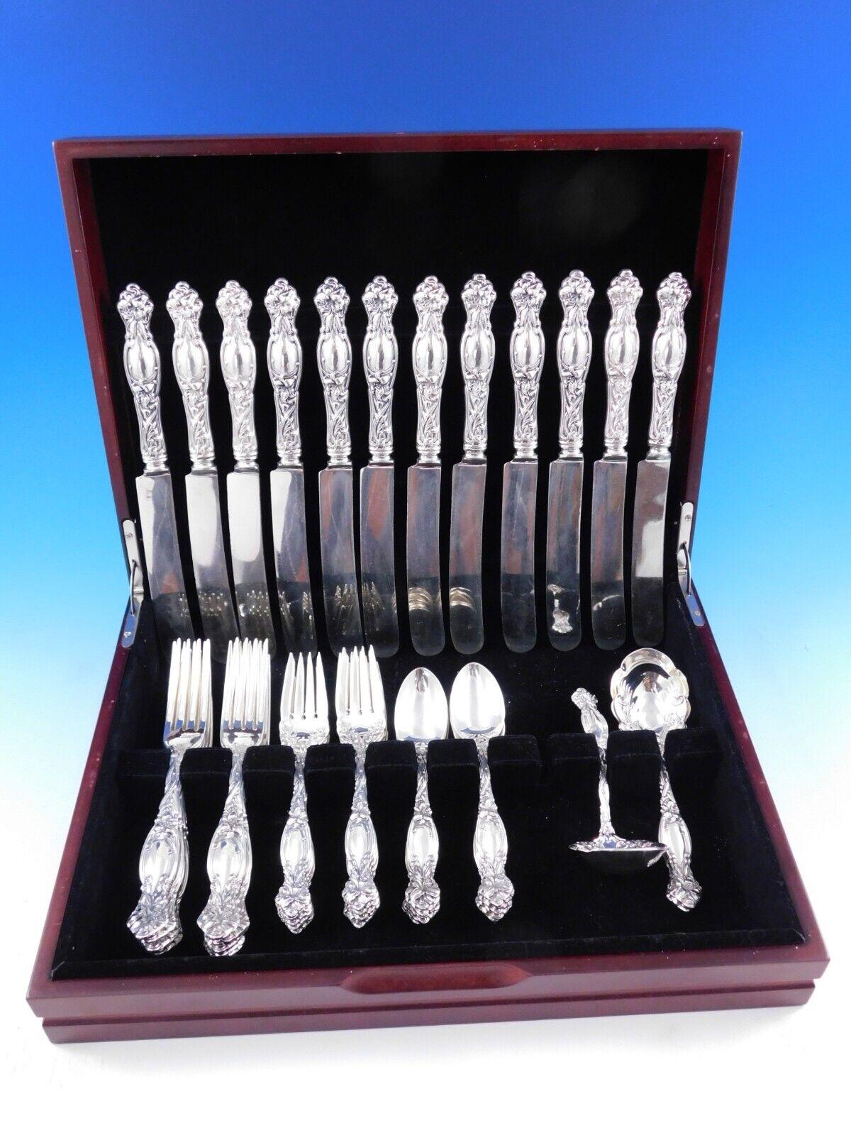 Frontenac von International Sterling Silber Besteck 12er Set 51 Teile Abendessen im Angebot 1