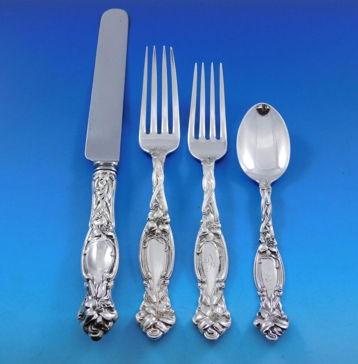 Frontenac von International Sterling Silber Besteck 12er Set 75 Teile Abendessen im Angebot 3