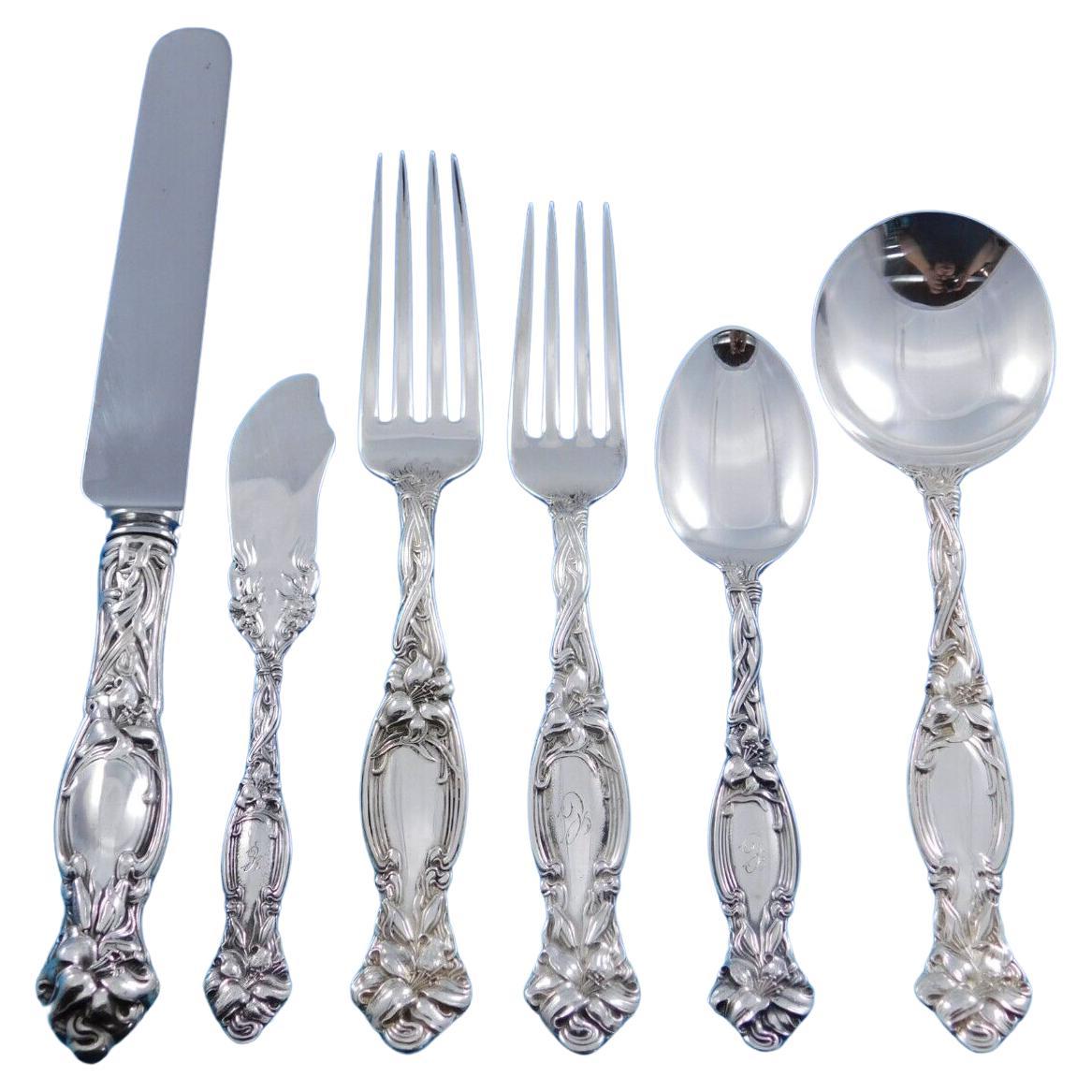 Frontenac by International Sterling Silver Flatware Service 12 Set 75 pcs Dinner