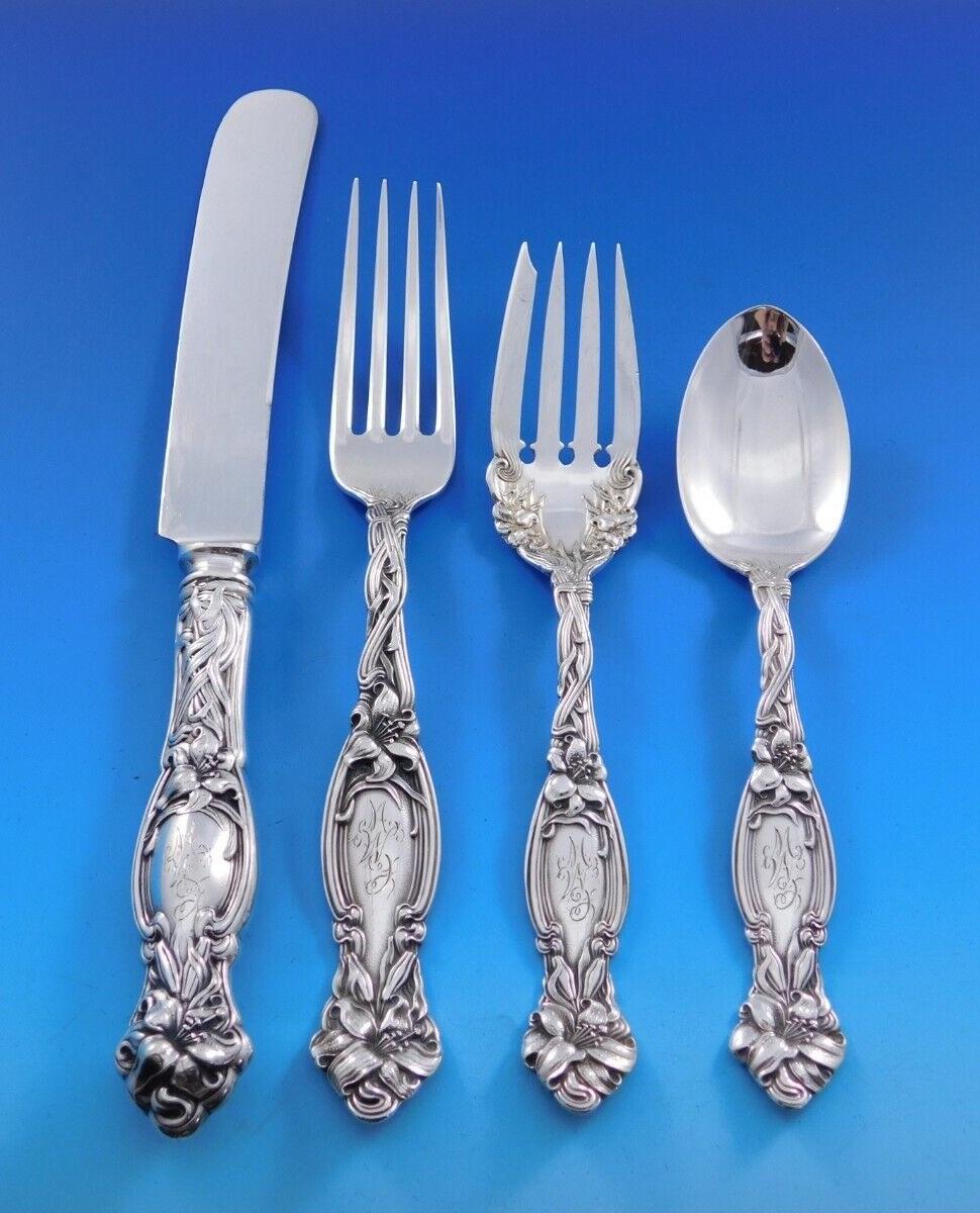 Frontenac by International Sterling Silver Flatware Service for 12 Set 88 pcs For Sale 4