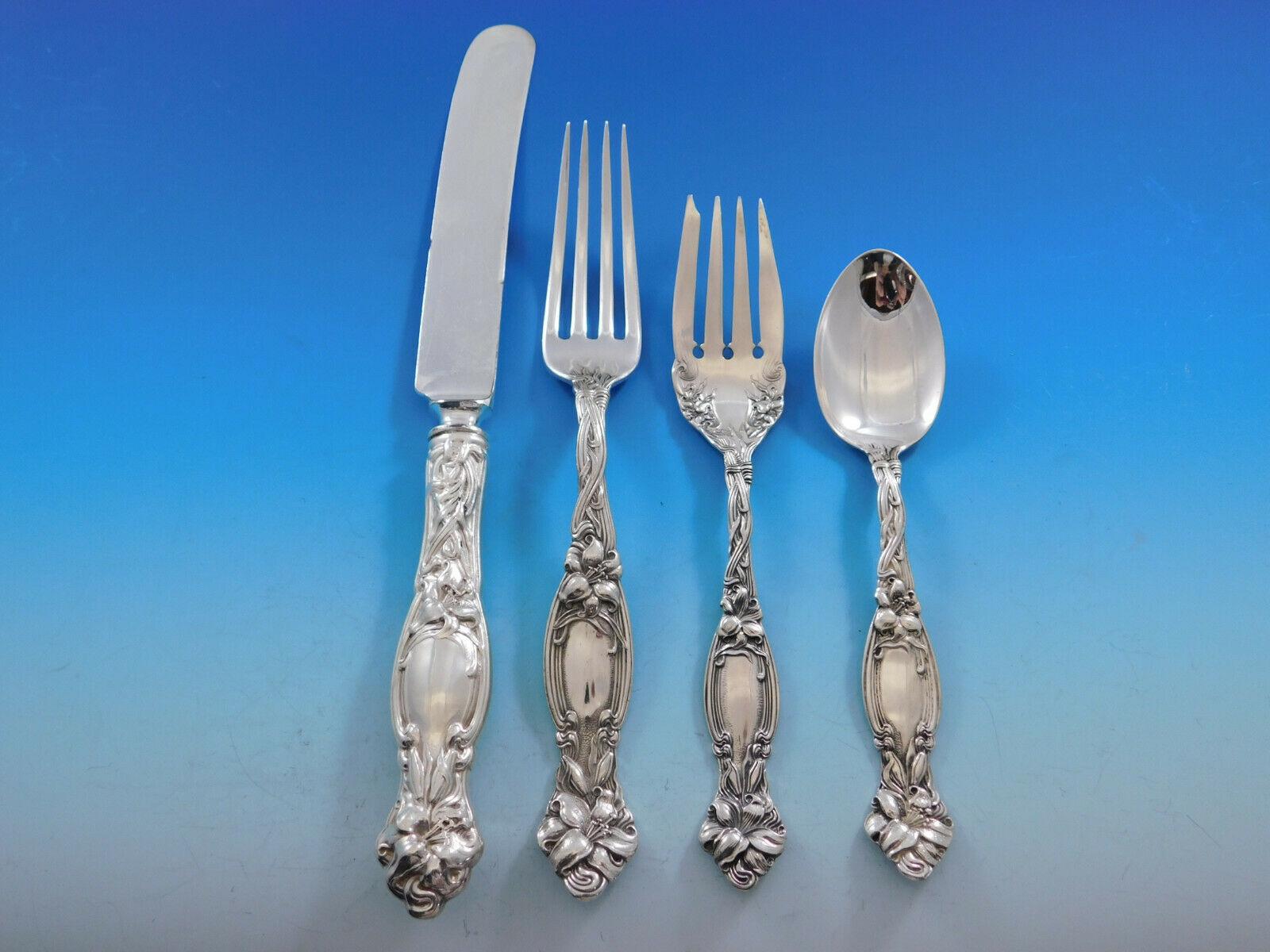 Frontenac by International Sterling Silver Flatware Set 12 Service 89 Pc Dinner In Excellent Condition In Big Bend, WI