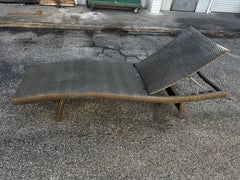 Frontgate Wicker Outdoor Adjustable Lounge