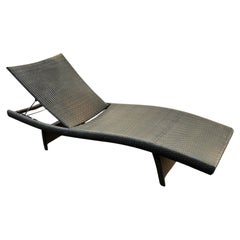 Frontgate Wicker Outdoor Adjustable Lounge