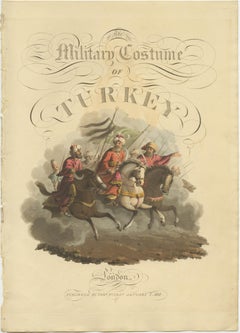 Frontispiece the Military Costume of Turkey representing the Grand Vizier, 1818