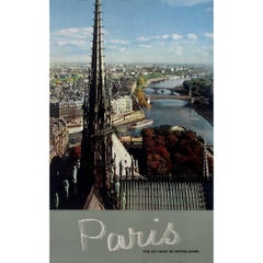 Reiseplakatfotografie von Fronval – Paris vu du haut de Notre-Dame, 1960