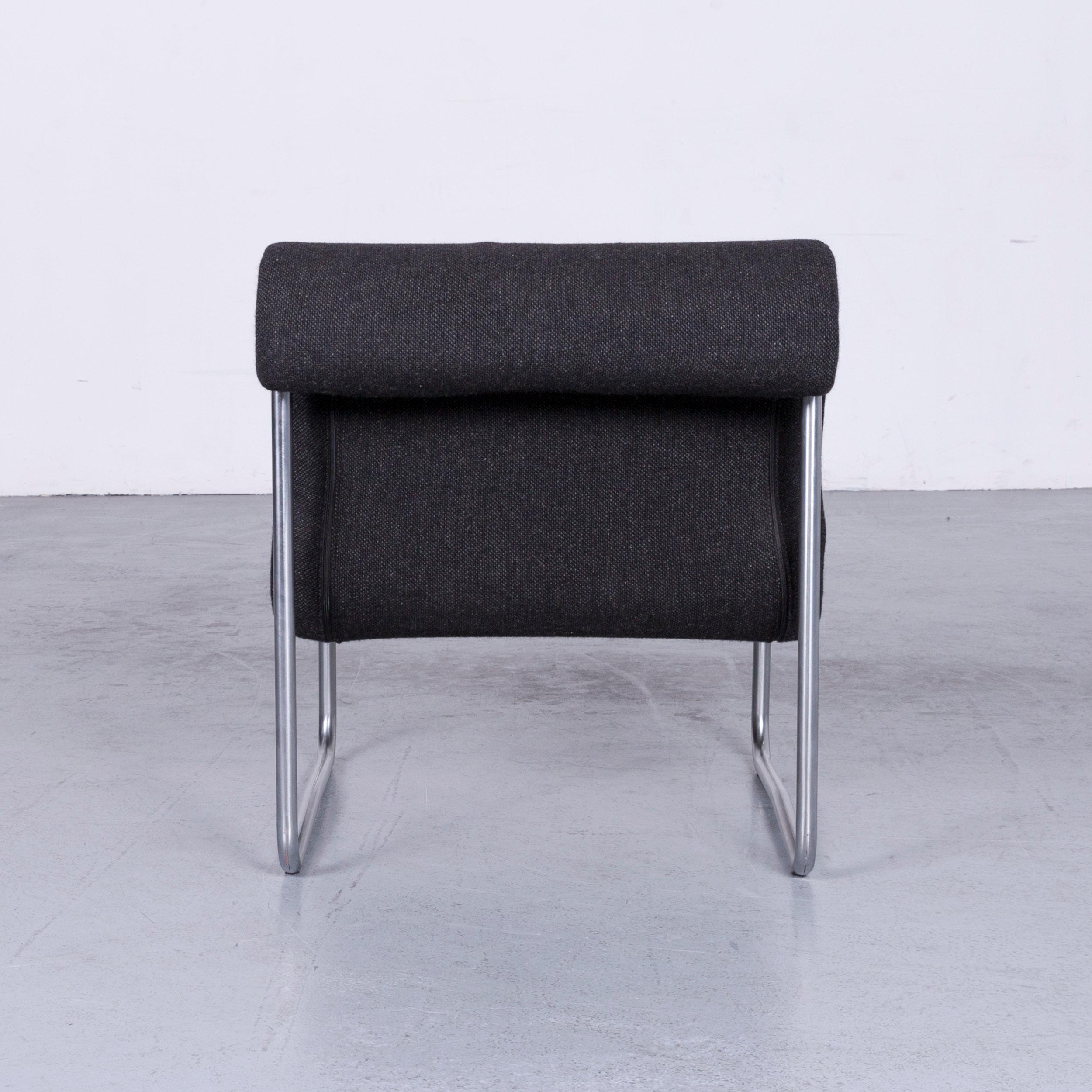 Late 20th Century Fröscher Sitform Jürgen Lange Designer Chair Fabric Grey One-Seat Modern