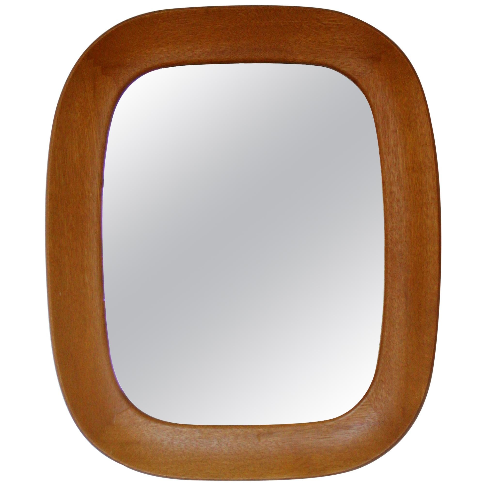 Large 1960s Heavy Crystal Glass Wall Mirror by Kinkeldey at 1stDibs