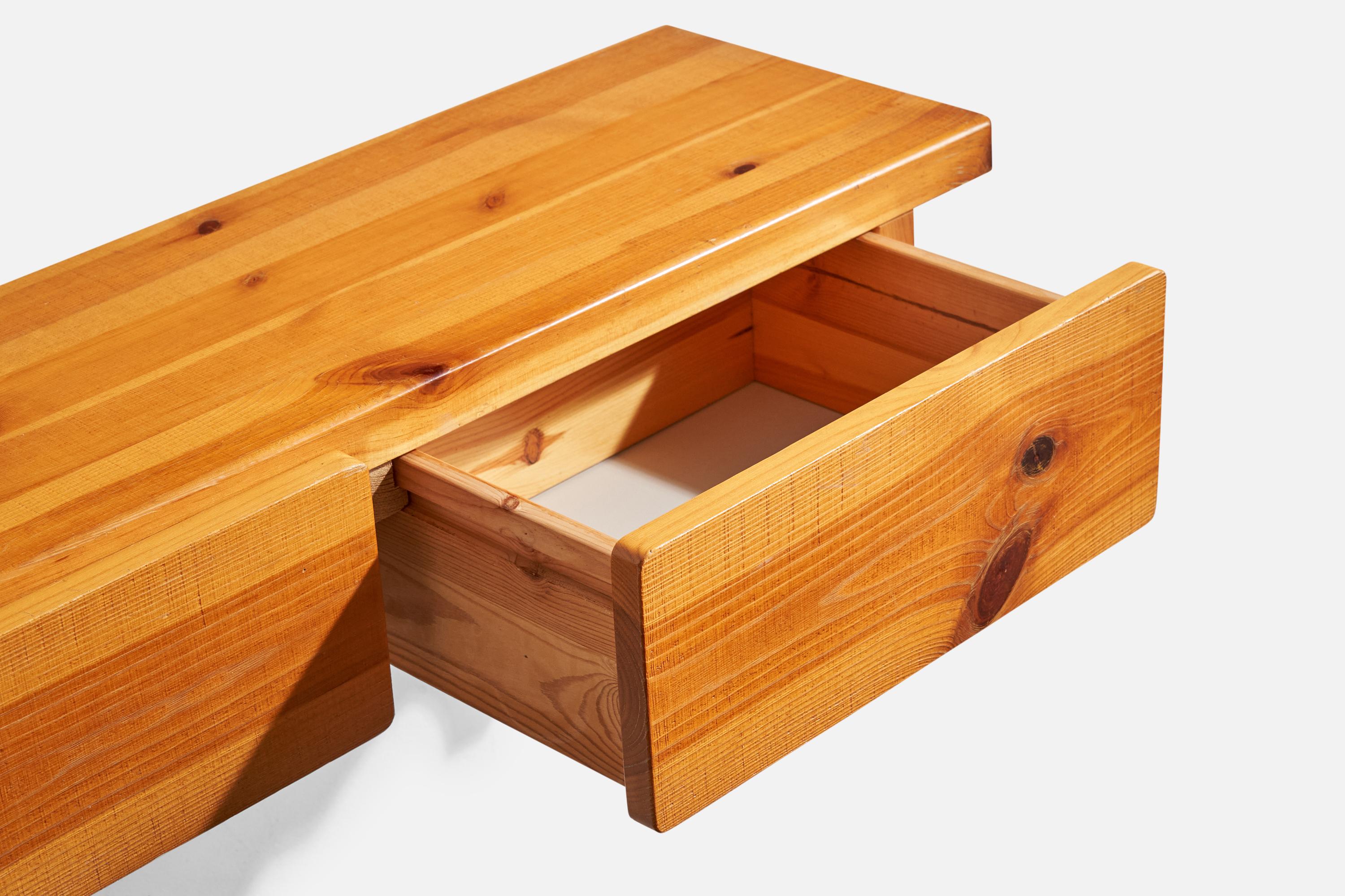 Fröseke, Console, Pine, Sweden, 1970s For Sale 1