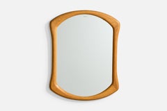 Fröseke, Espejo de pared, Roble, Suecia, Años 60