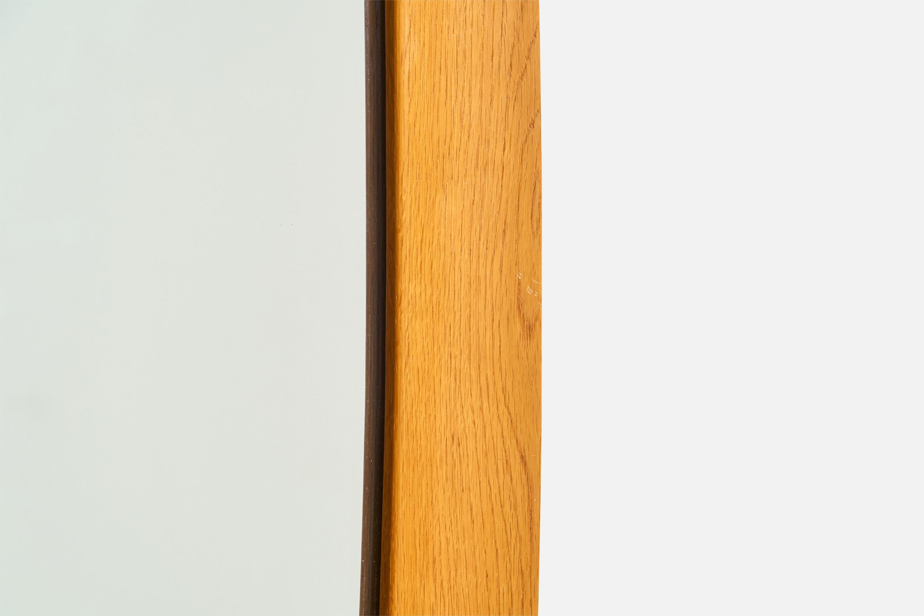 Fröseke, miroir mural, Oak Oak, Suède, années 1960 en vente 2
