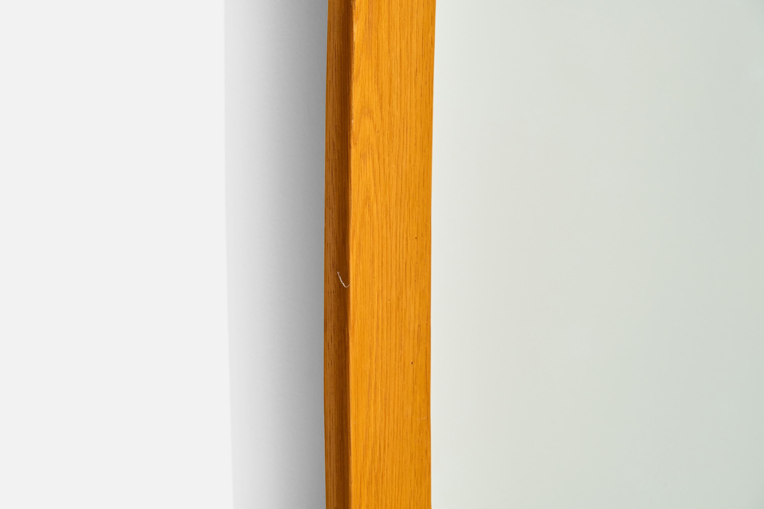 Fröseke, miroir mural, Oak Oak, Suède, années 1960 en vente 3