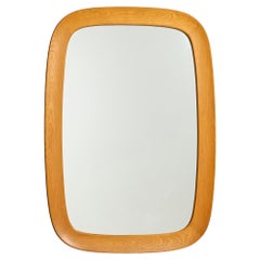 Fröseke, Wall Mirror, Oak, Sweden, 1960s