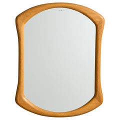 Fröseke, Wall Mirror, Oak, Sweden, 1960s