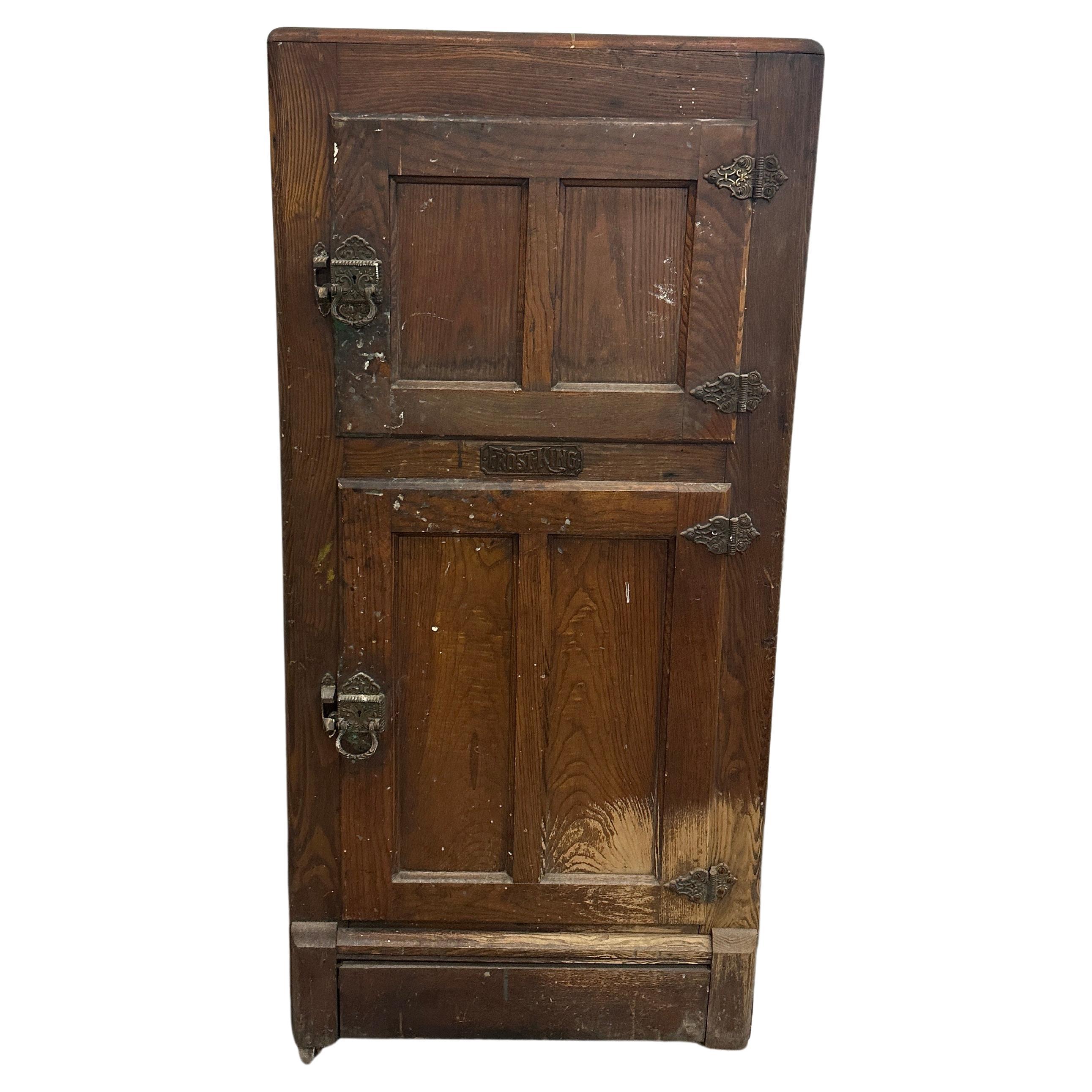 Frost King Early 20th Century Ice Box For Sale