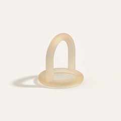 Frosted Beige Frooot Bowl by Maha Alavi Studio