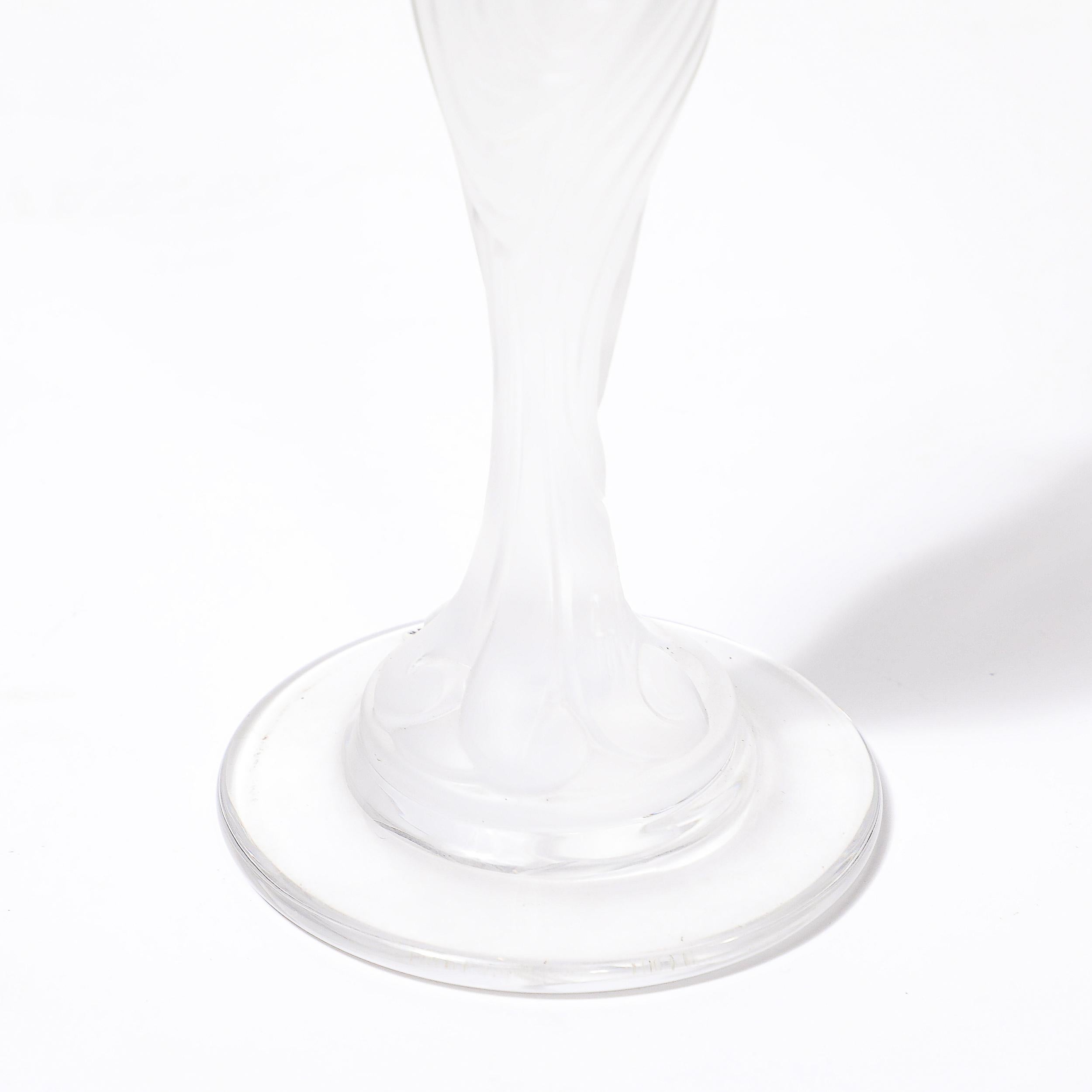 XX secolo Champagne in cristallo smerigliato 