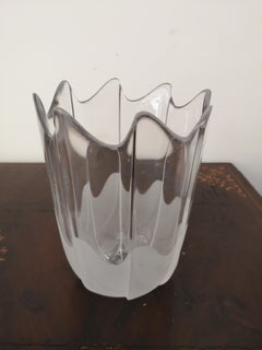 Rosenthal Frosted Crystal vase - 1980s