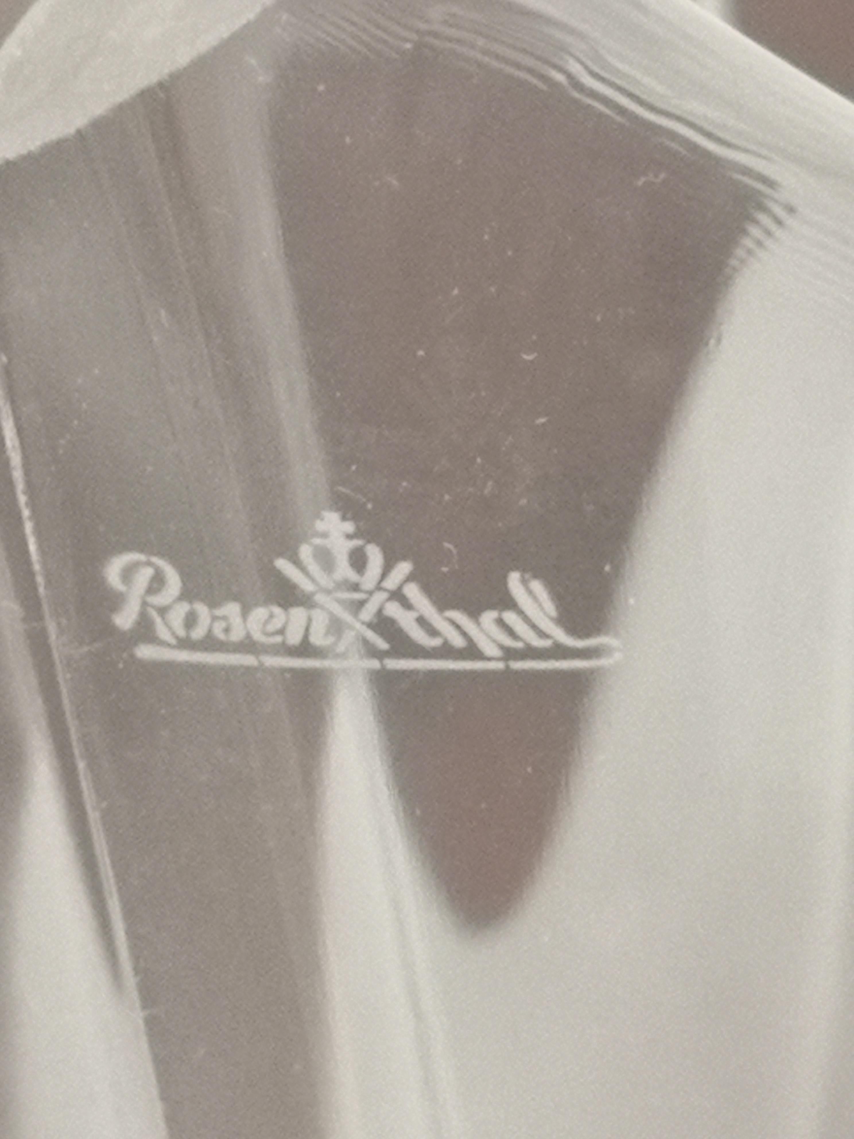 Jarrón de cristal esmerilado Rosenthal - Años 80 en venta 1