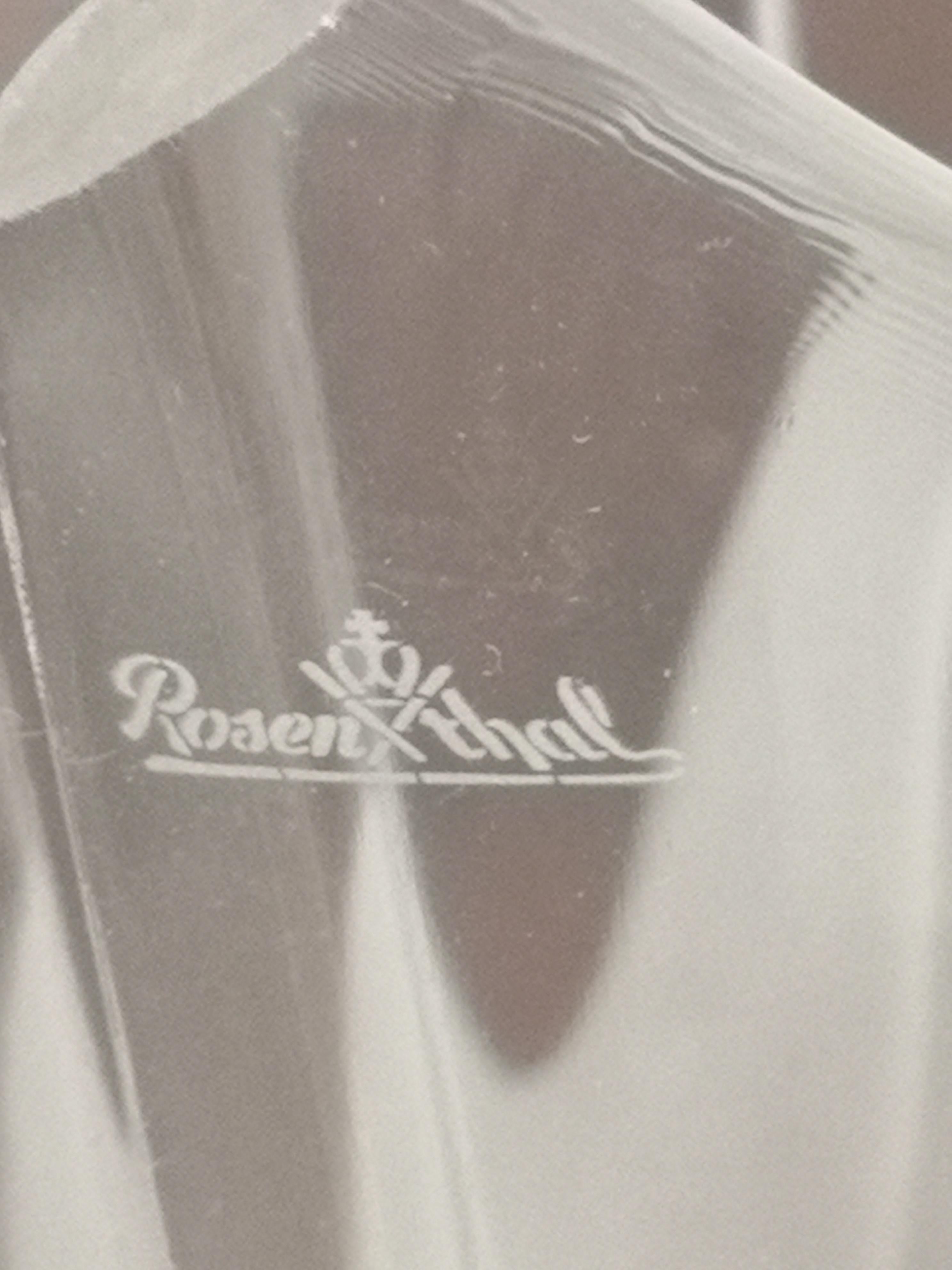 Jarrón de cristal esmerilado Rosenthal - Años 80 en venta 2