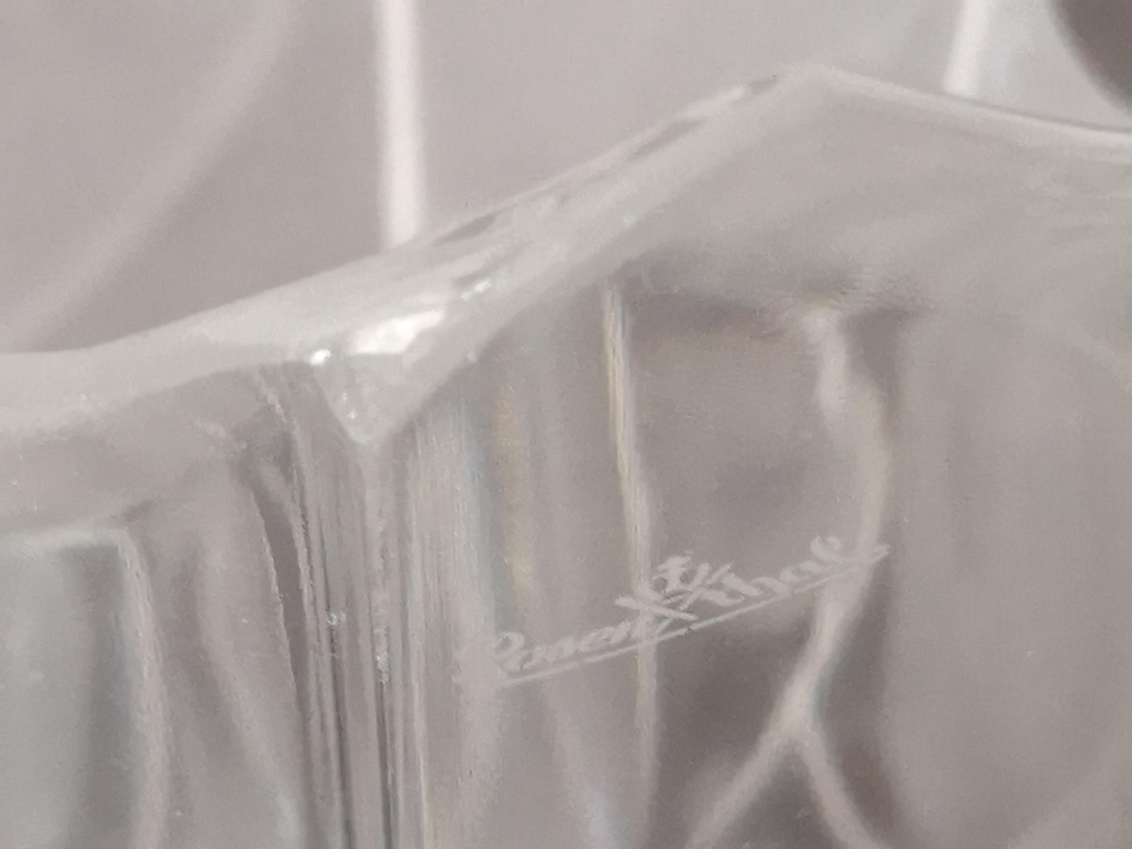 Jarrón de cristal esmerilado Rosenthal - Años 80 en venta 3