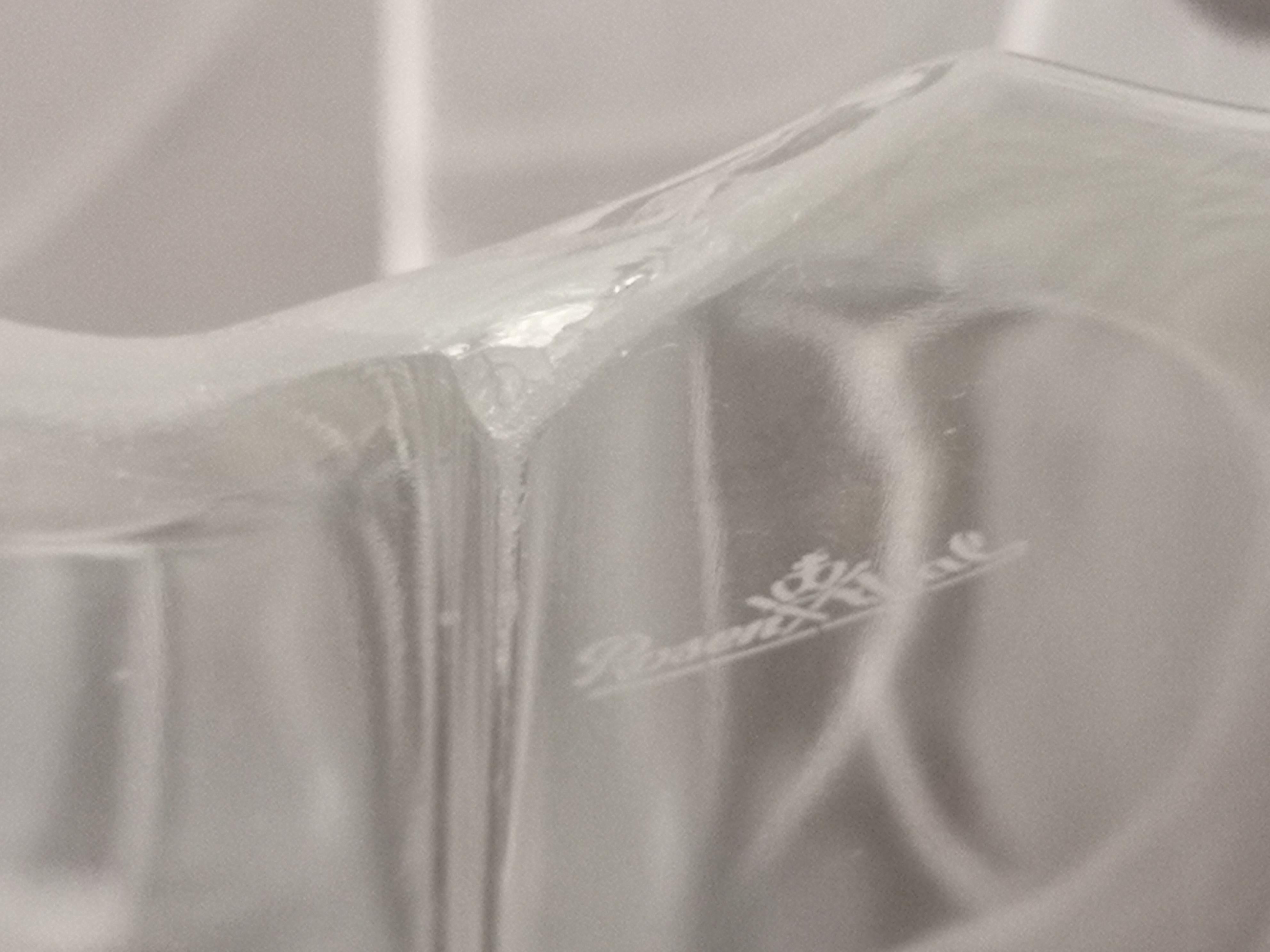 Jarrón de cristal esmerilado Rosenthal - Años 80 en venta 4
