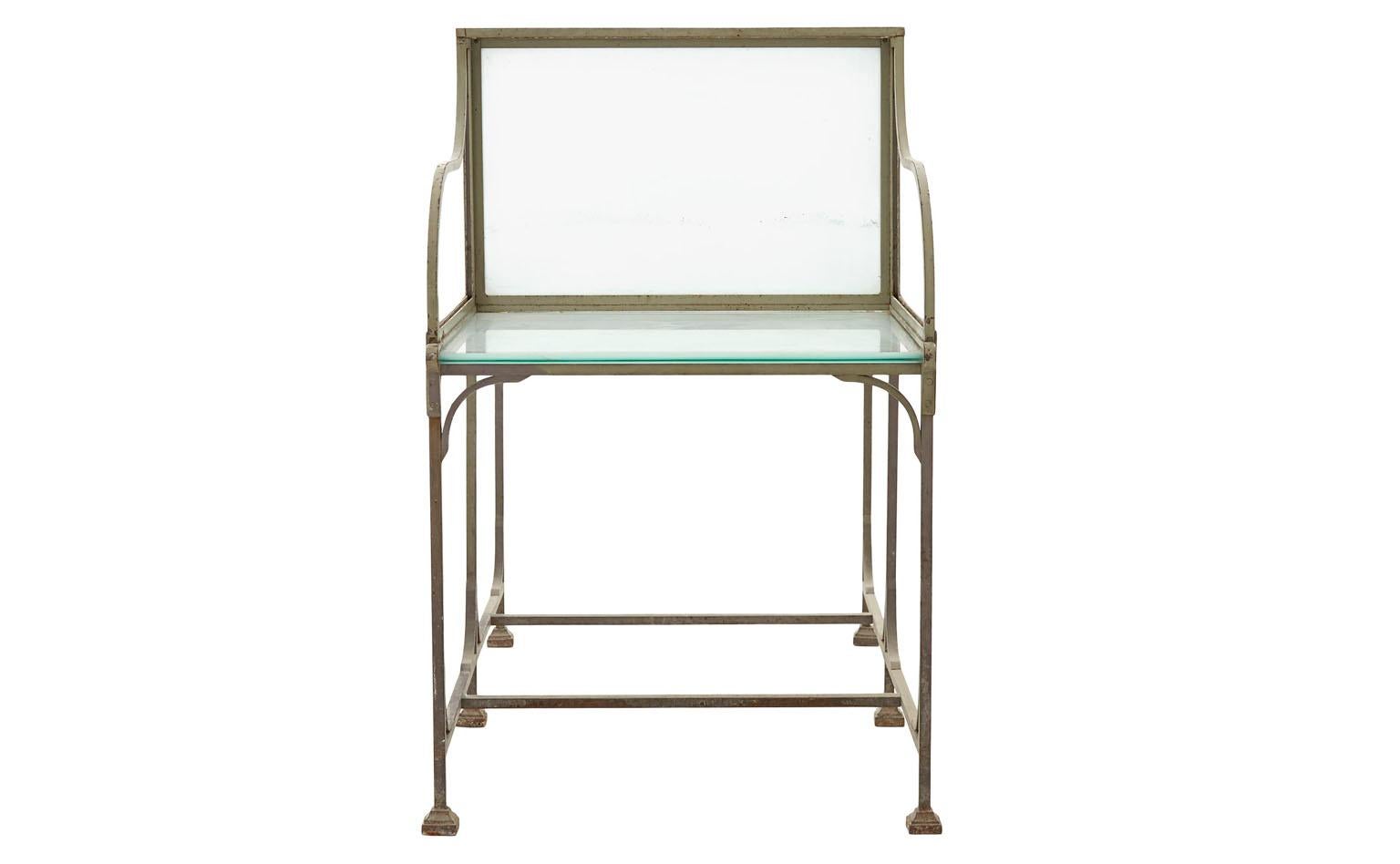 frosted glass desks